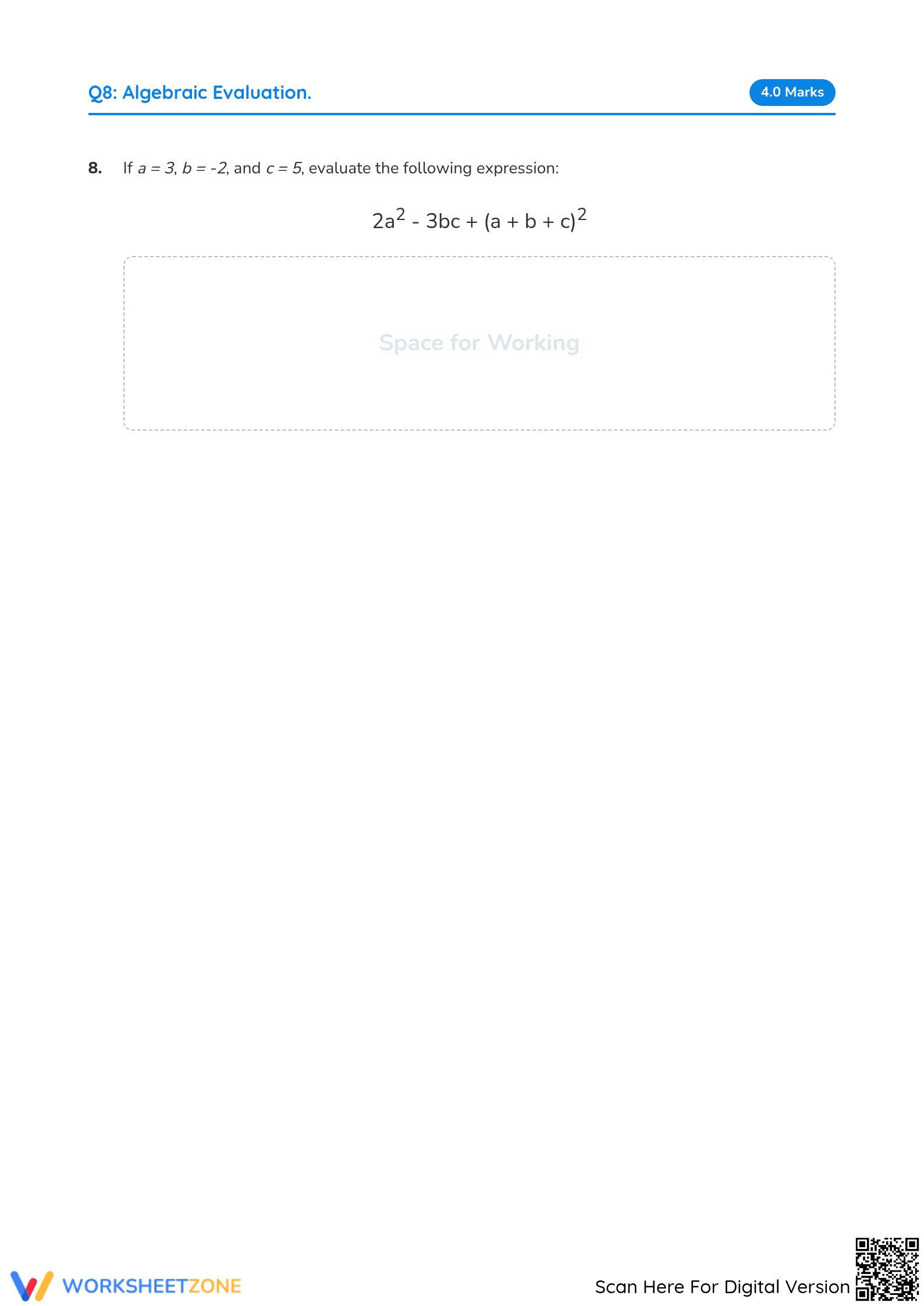 Essential Grade 6 Math Admission Test | Aligned Worksheet - Page 5