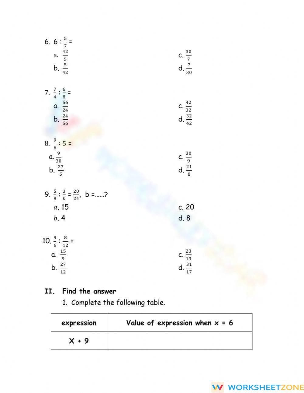 Mathematics Exercises - Page 2