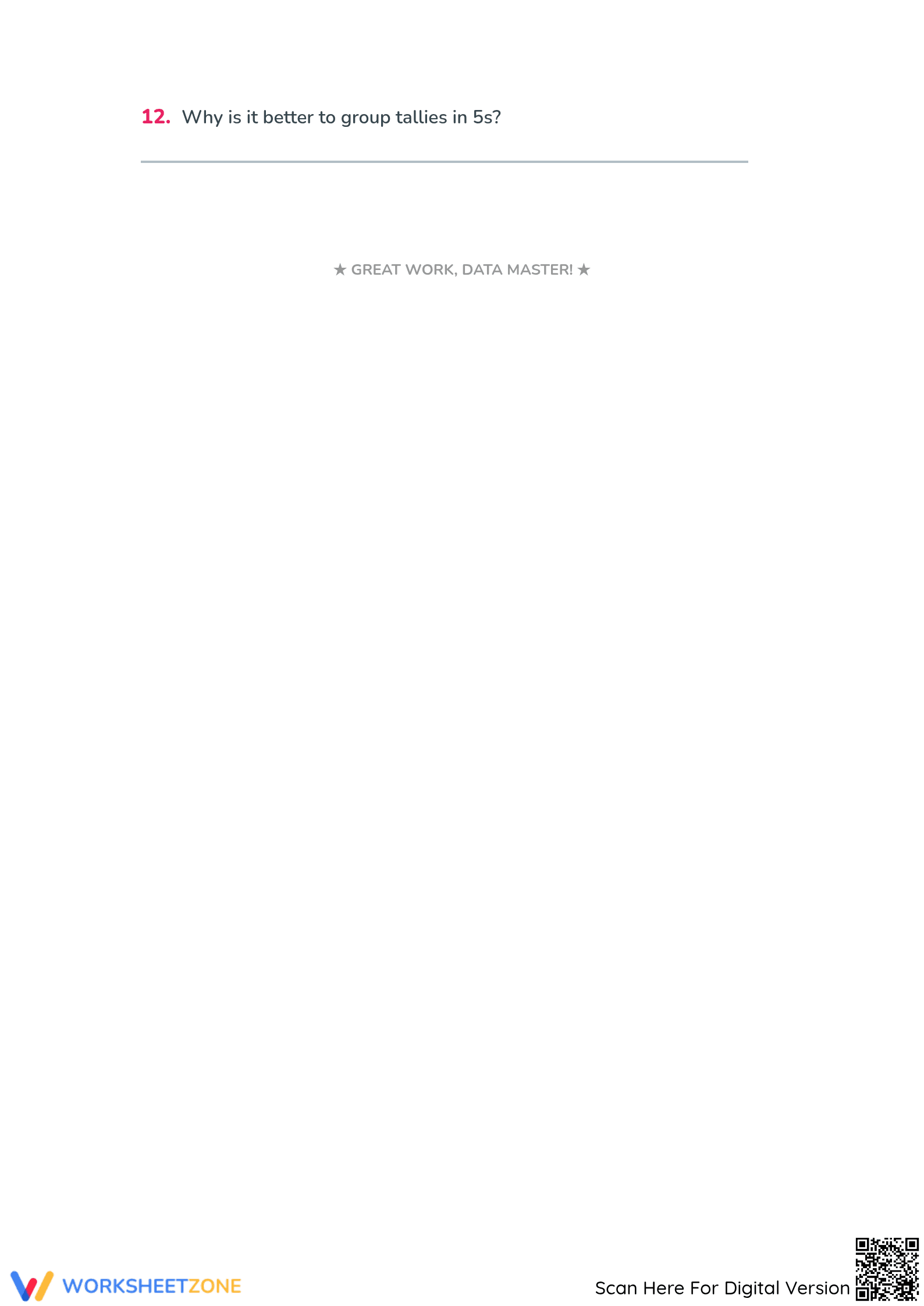 Printable Tally and Frequency Worksheet | Grade 3 Math - Page 4