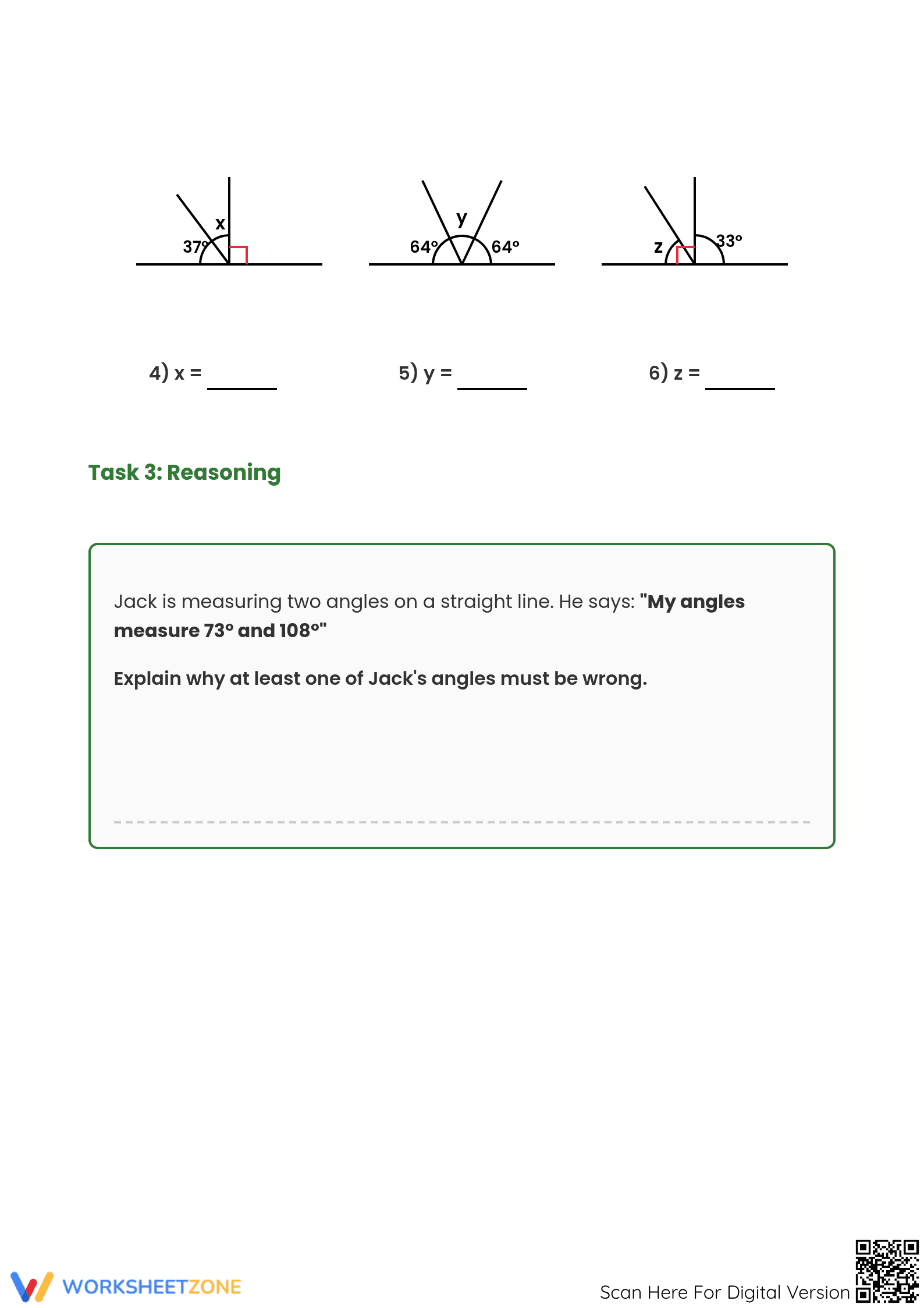 Grade 4-5 Angles Worksheet | Essential Printable Practice - Page 2