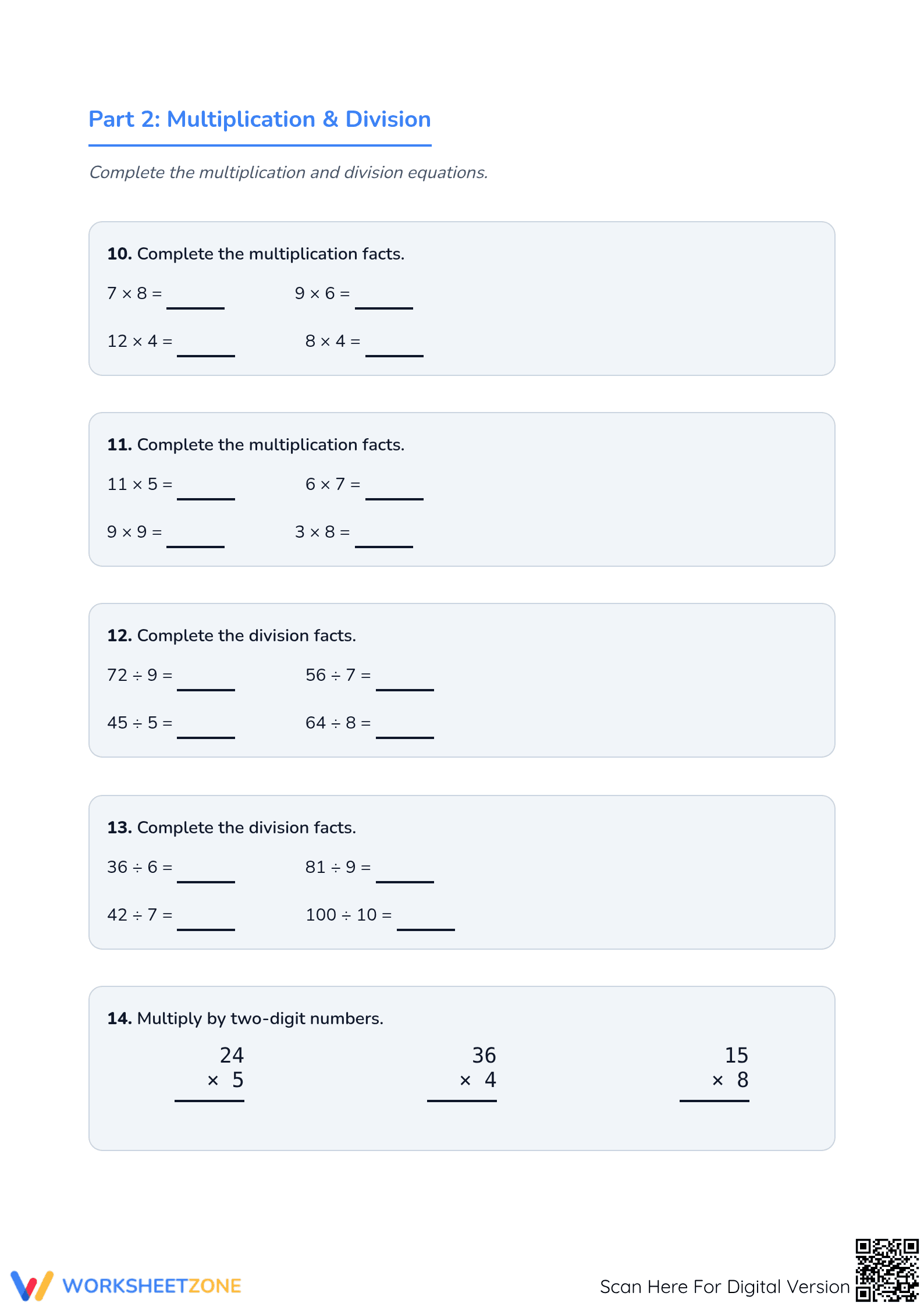 Grade 4 Final Math Review | Essential Printable Packet - Page 3