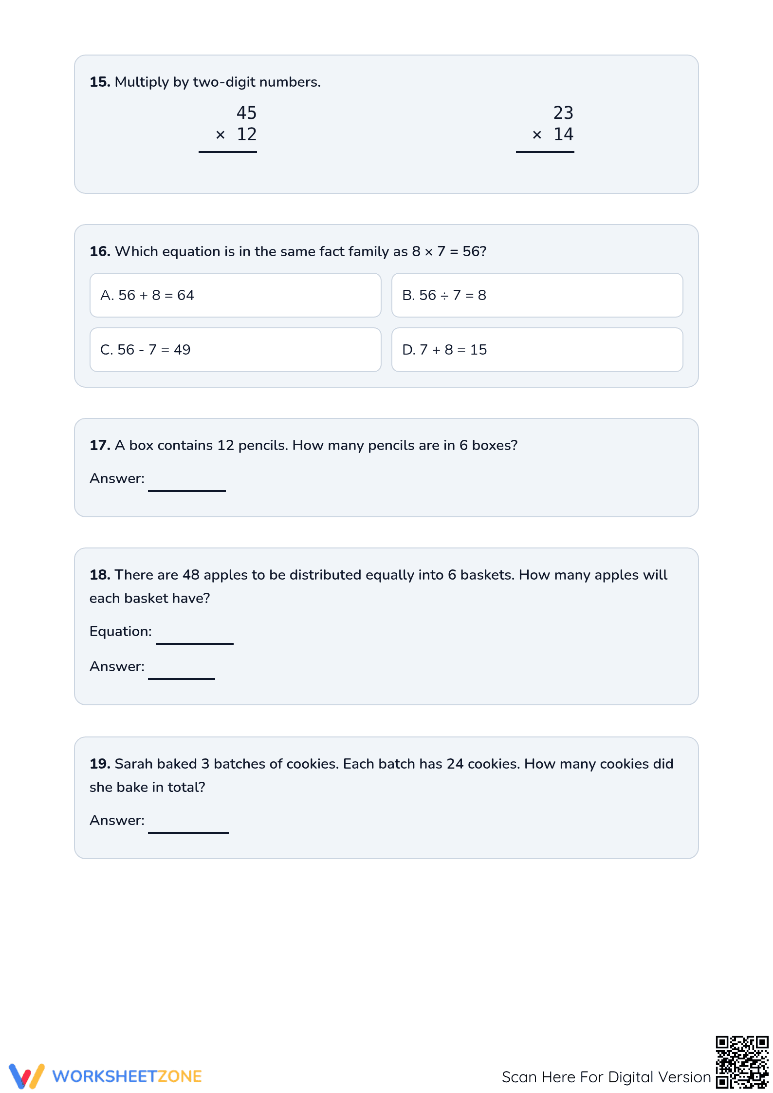 Grade 4 Final Math Review | Essential Printable Packet - Page 4