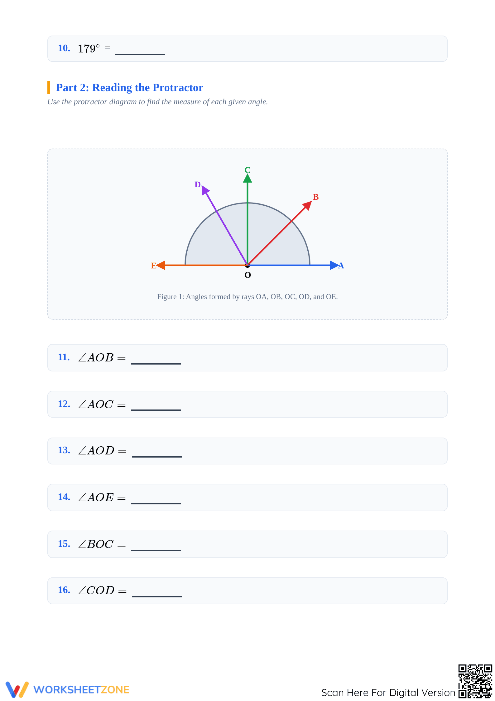 Reading and Calculating Angles | Grade 4-5 Essential - Page 2