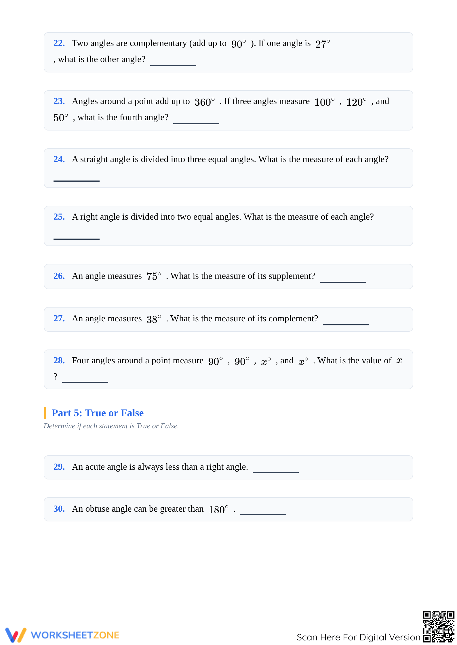 Reading and Calculating Angles | Grade 4-5 Essential - Page 4