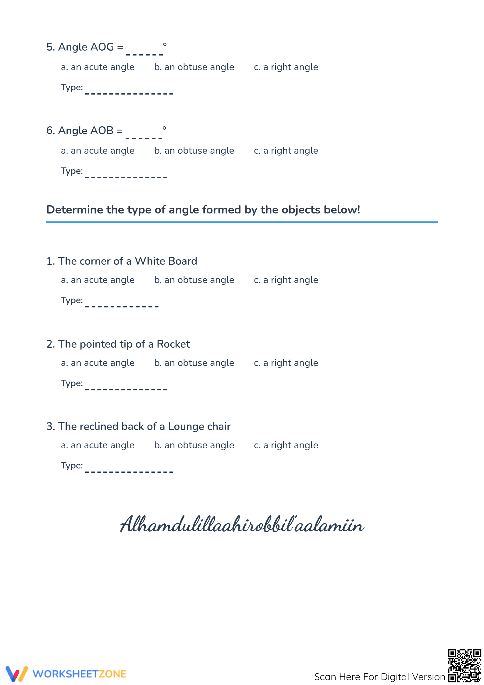 Essential Angles and Arithmetic Worksheet | Grade 4-5 Ready - Page 3