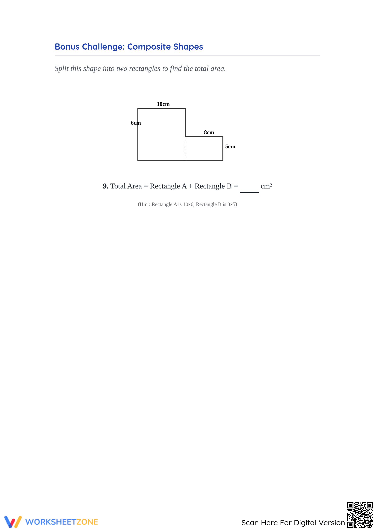 Calculating Area Worksheet: Grade 4 Essential Math Printable - Page 5