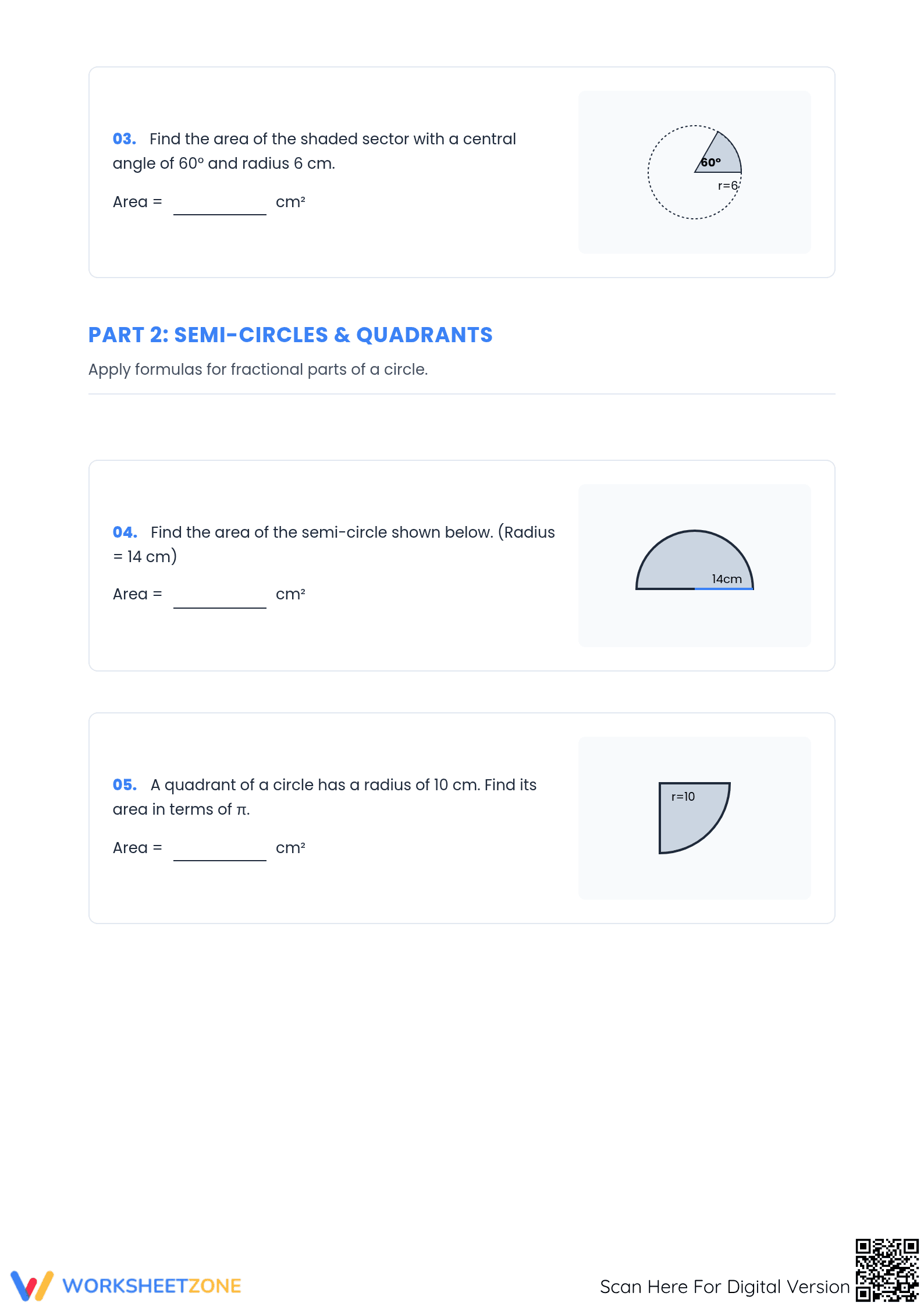 Area related to circles - Page 2