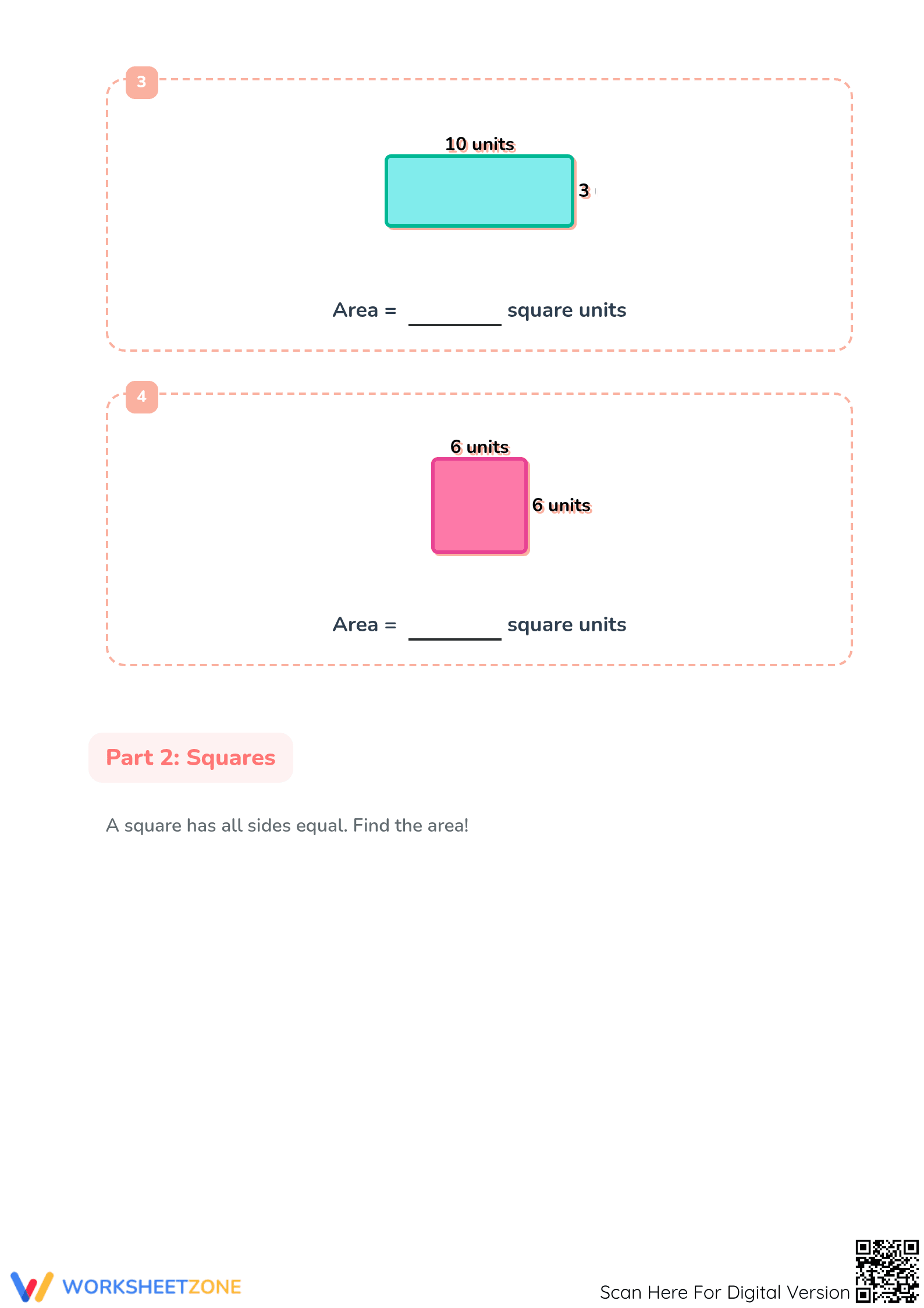 Finding Area Worksheet | Grade 4 & 5 Essential Math Ready - Page 2