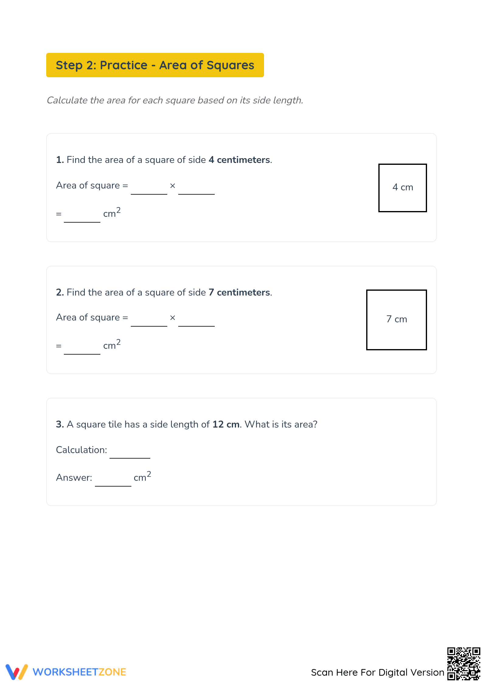 Essential Area and Perimeter Worksheet | Grades 4-7 Math - Page 2