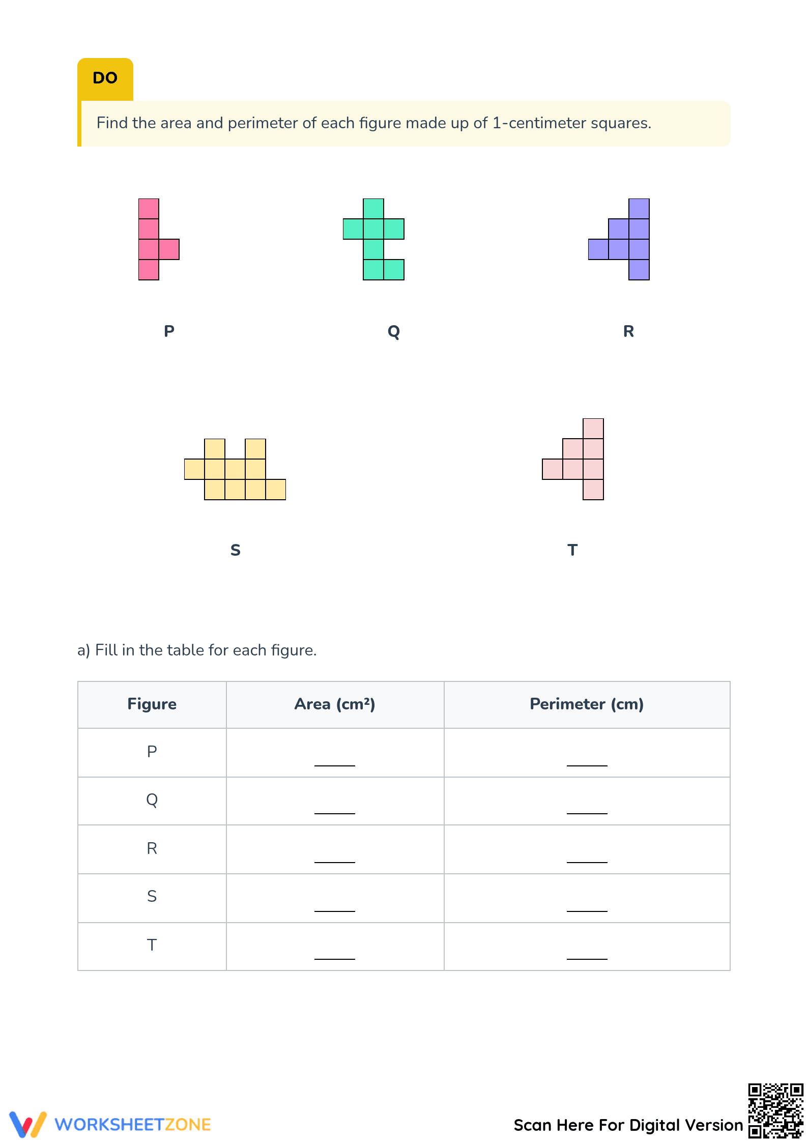 Essential Area and Perimeter Worksheet | Grade 6 Math - Page 3