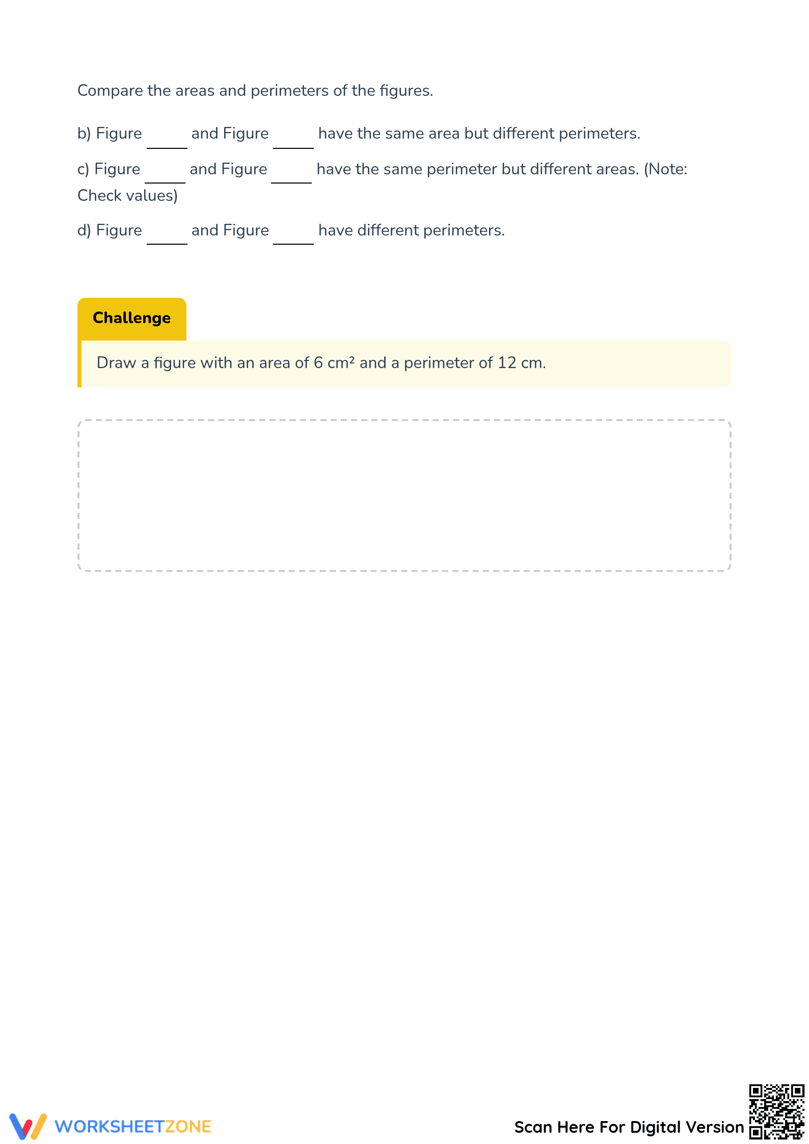 Essential Area and Perimeter Worksheet | Grade 6 Math - Page 4