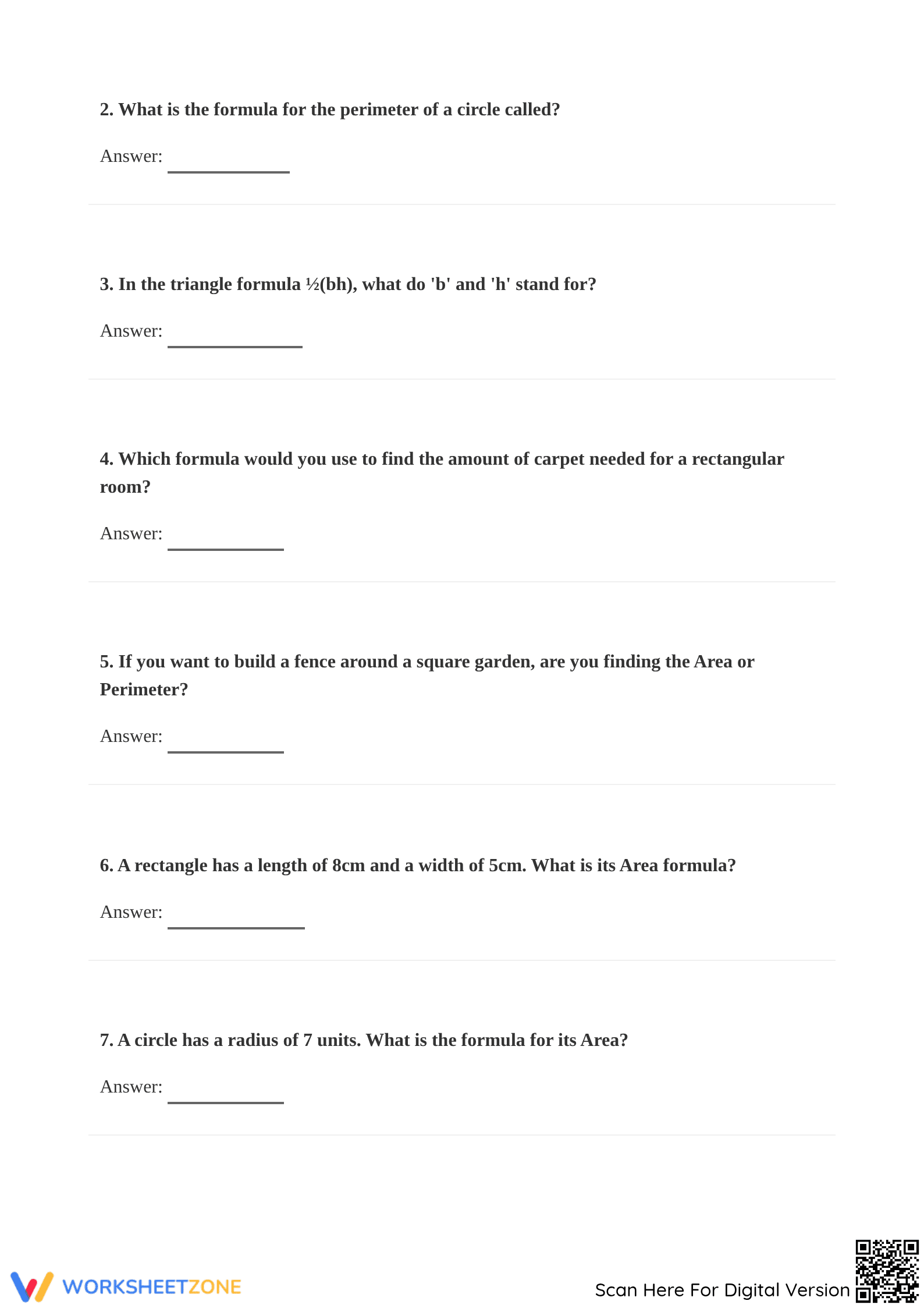 Essential Area and Perimeter Worksheet | Grade 5 Math - Page 3