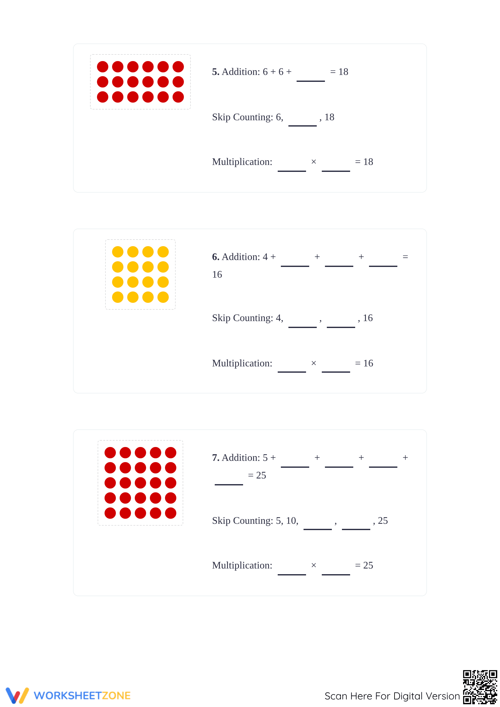 Printable Grade 3 Multiplication Arrays Workbook | Aligned - Page 3