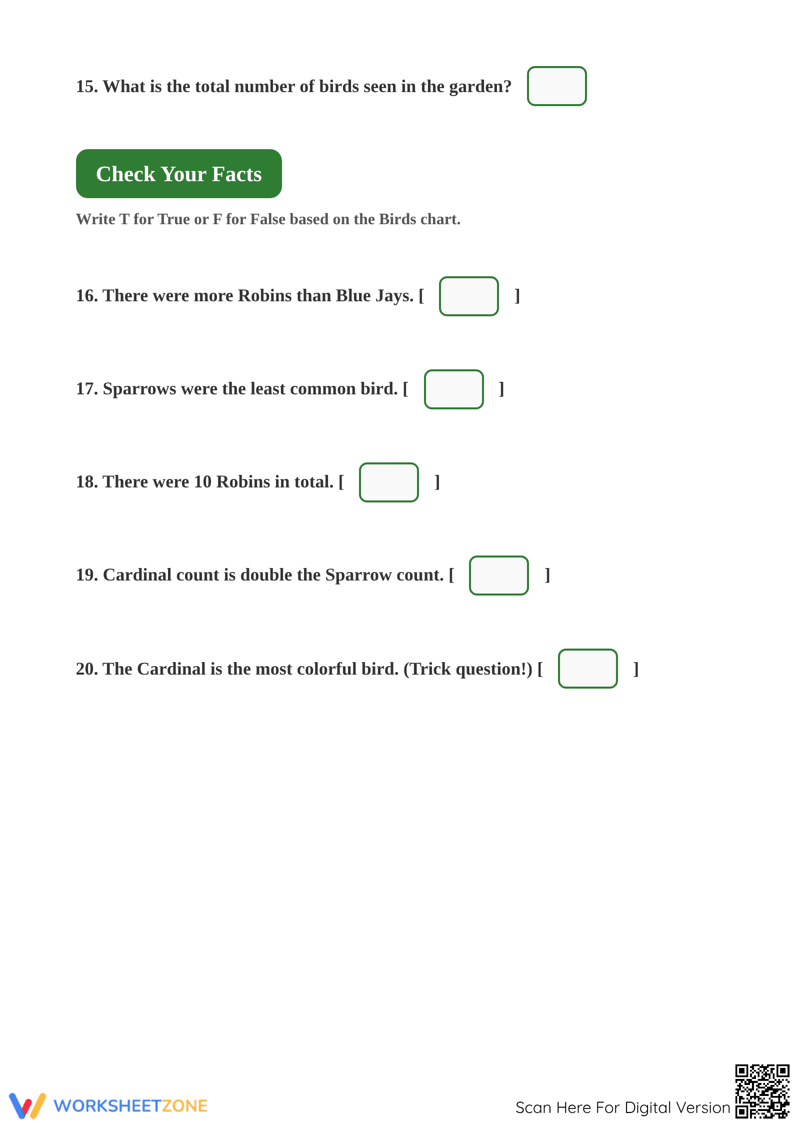 Grade 1 Bar Graph & Tally Chart — Essential Math Worksheet - Page 4
