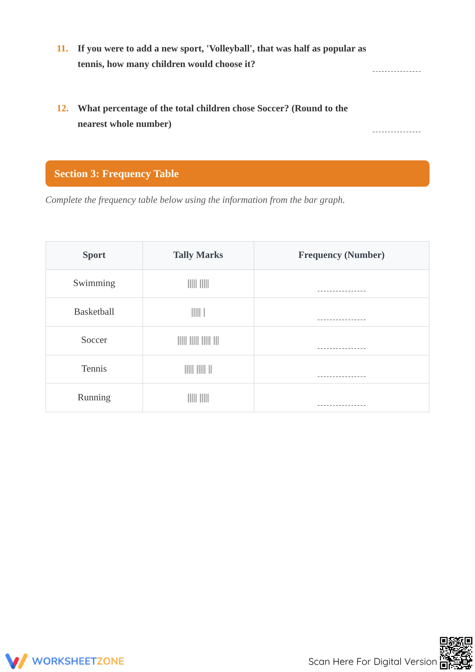 Grade 5 Bar Graph Practice | Essential Math Worksheet - Page 3