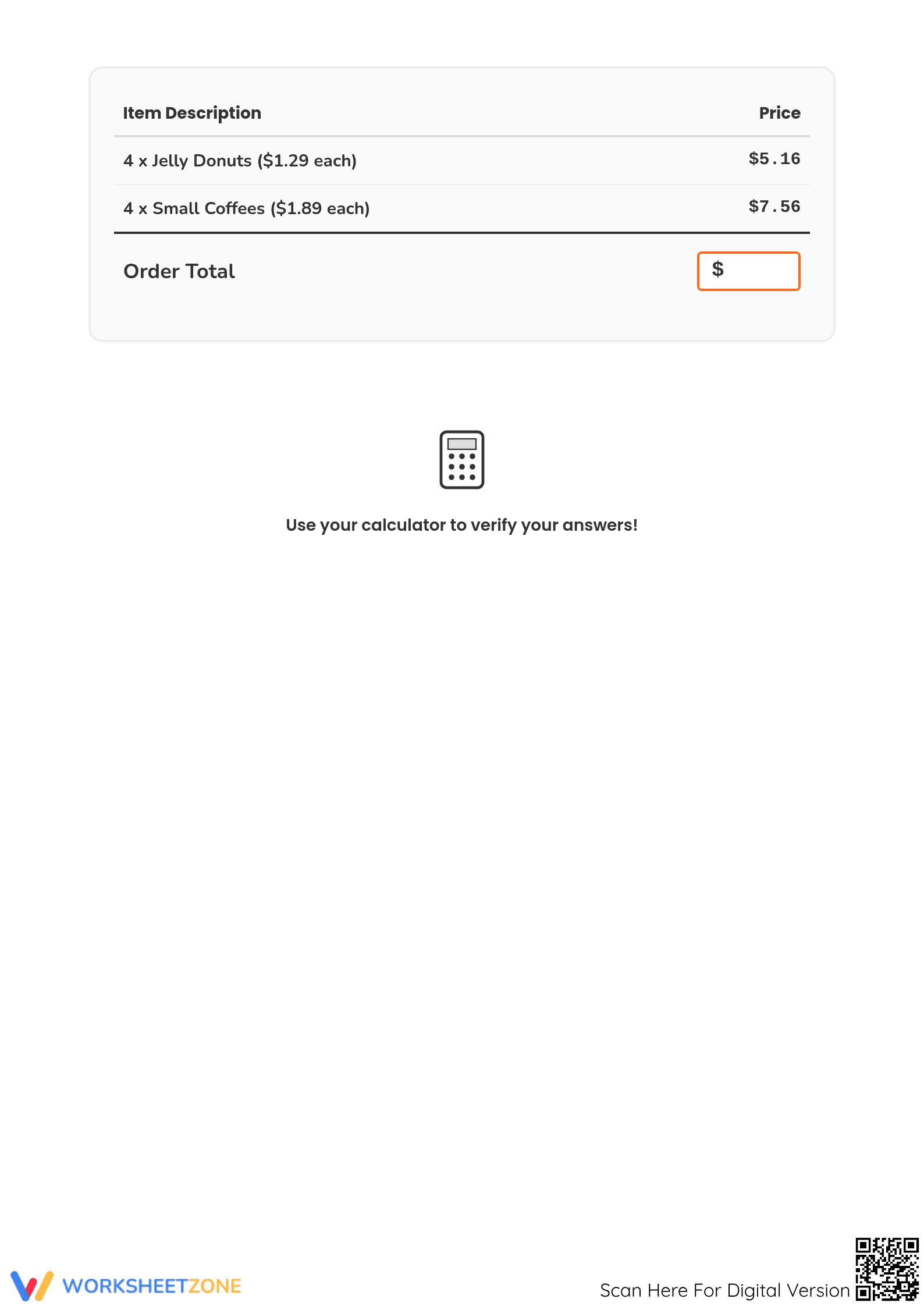 Essential Money Math Worksheet | Grades 5-8 - Page 5
