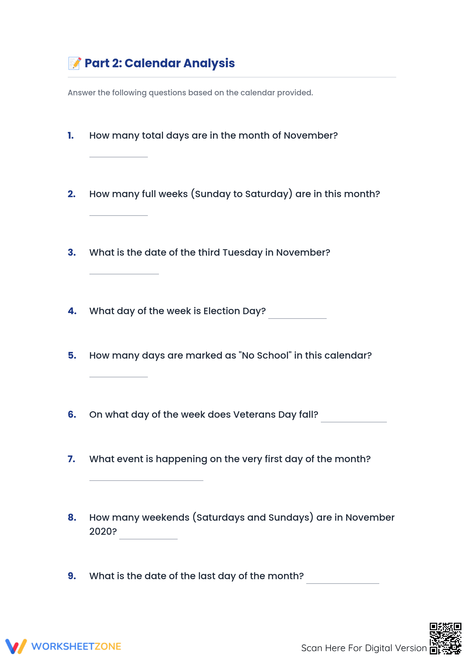 Grade 4 Number Concepts — Printable No-Prep Worksheet - Page 2