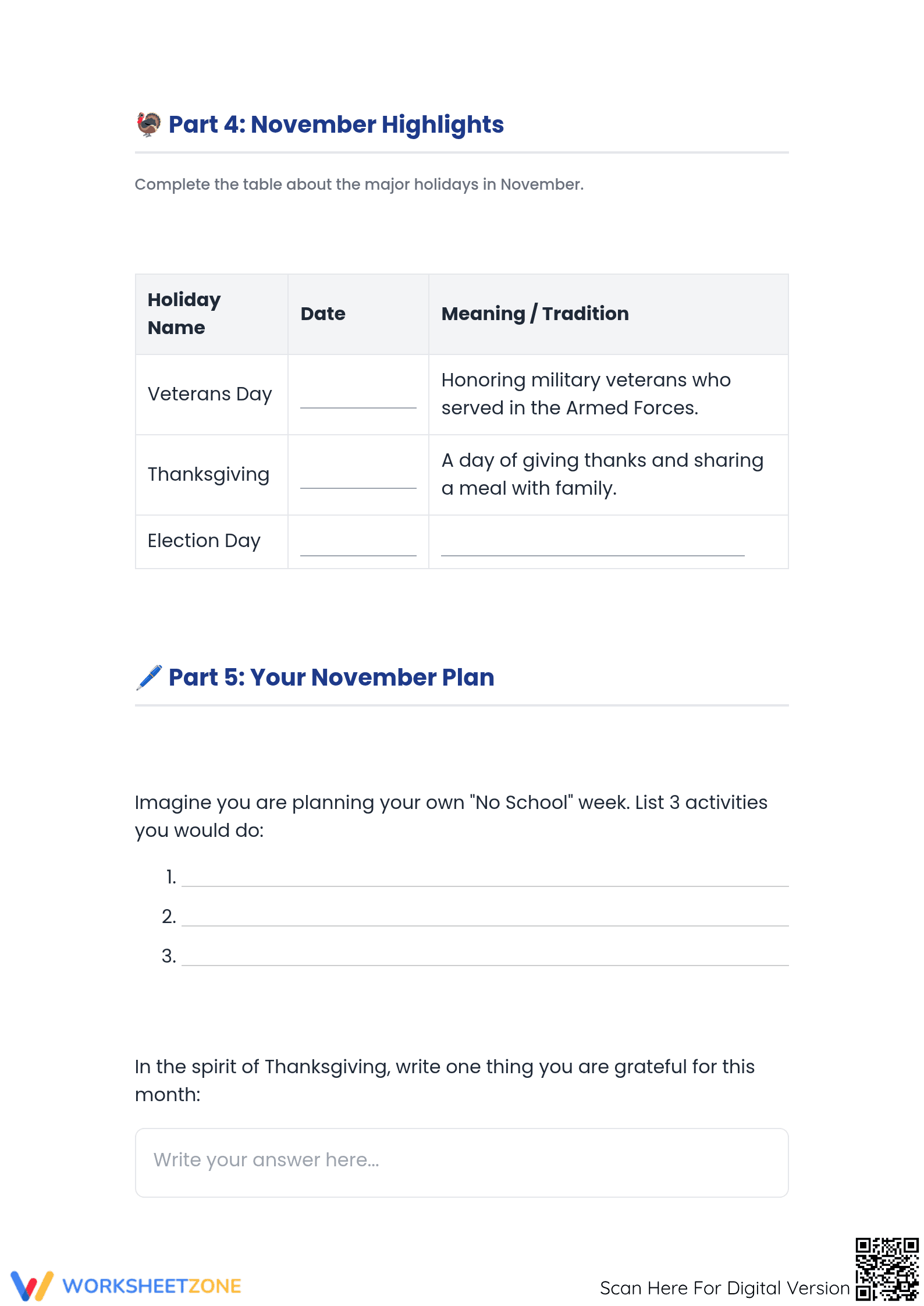Grade 4 Number Concepts — Printable No-Prep Worksheet - Page 4