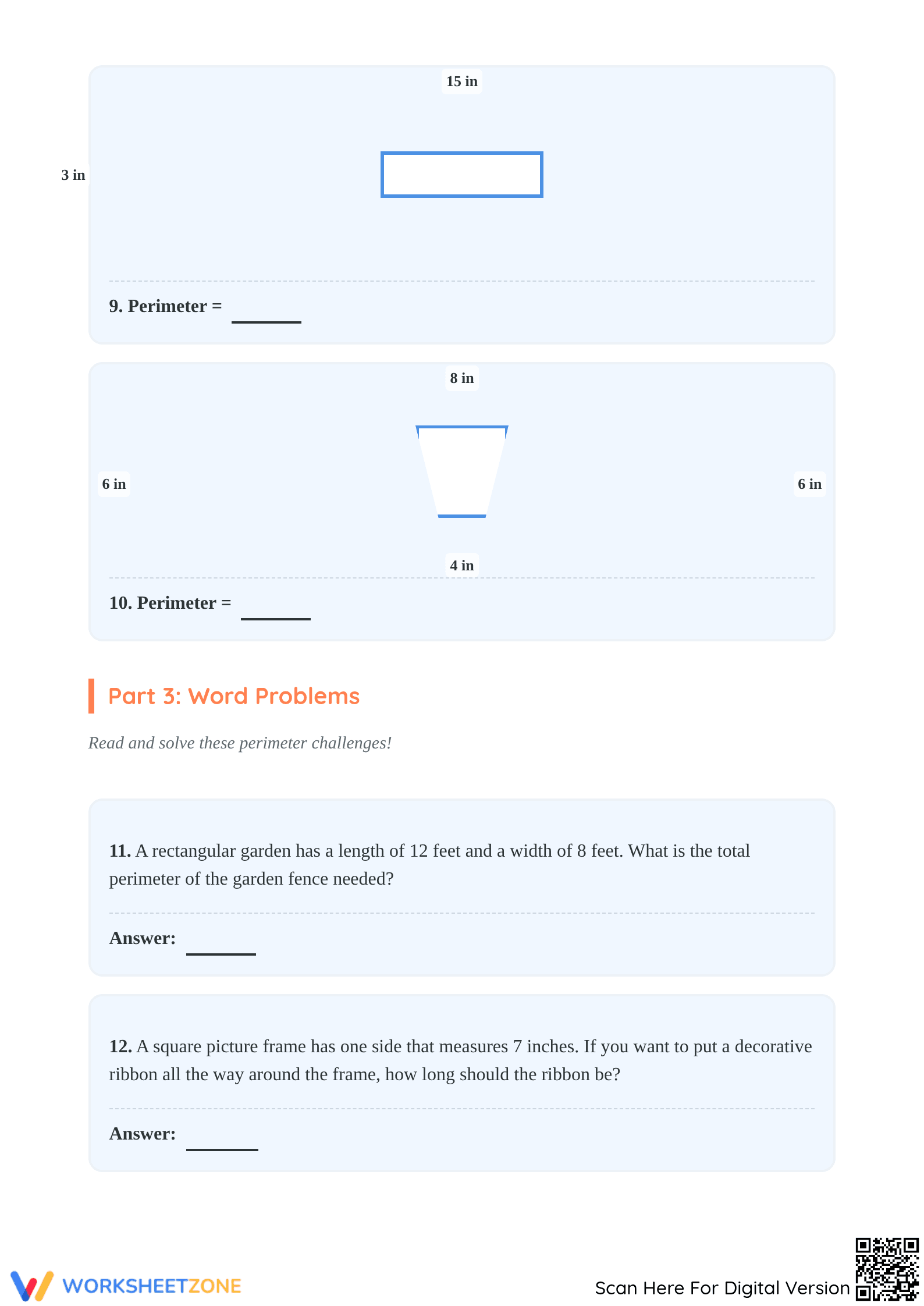 Perimeter Mastery Worksheet | Grade 3-4 Essential - Page 4