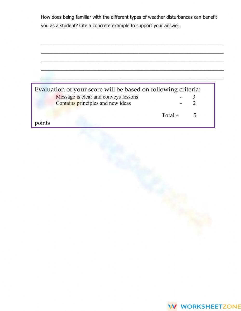 5th Grade Math Review Worksheet - Page 4