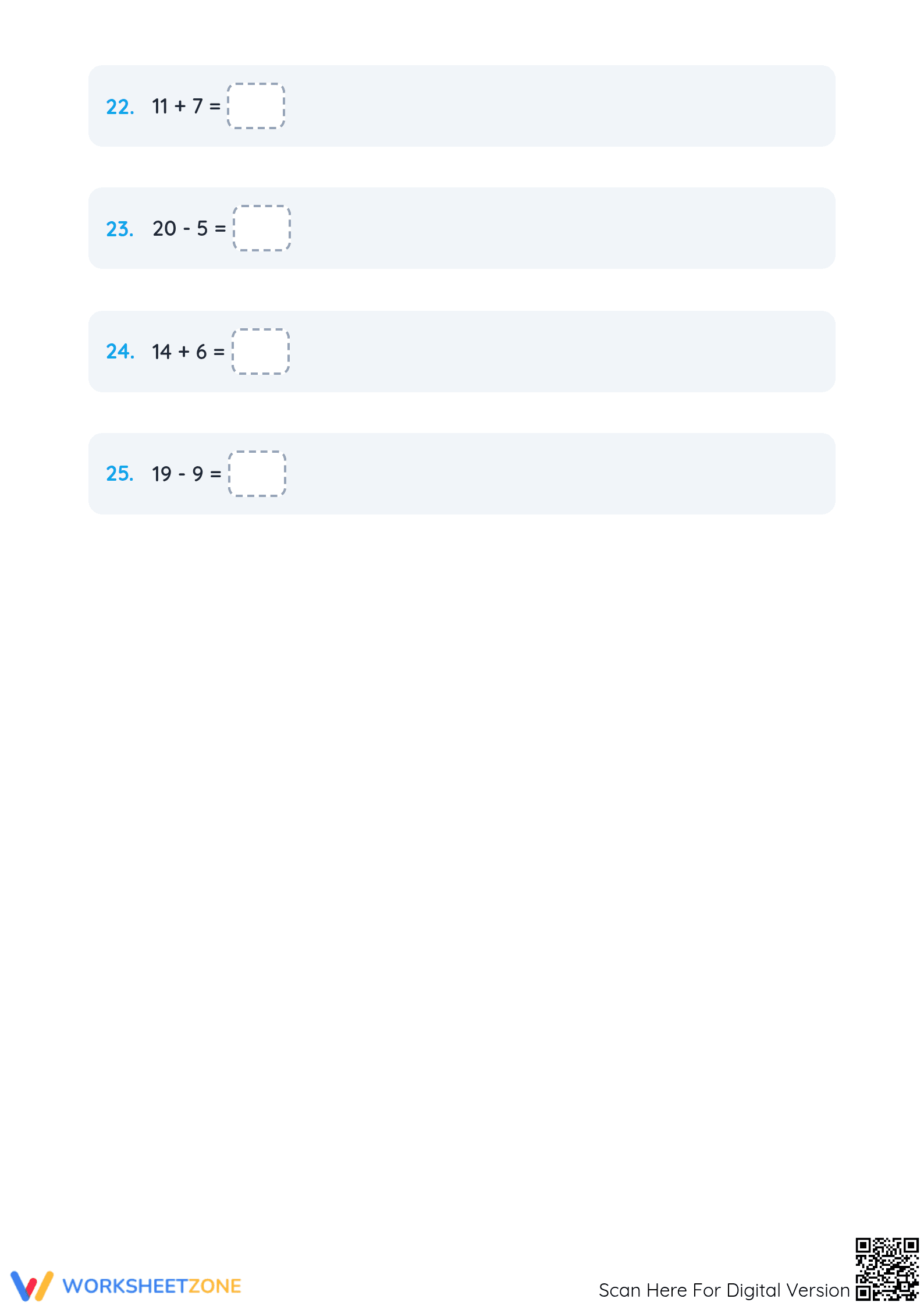 1.NBT.B.3 Worksheet: Comparing Numbers — Grade 1 Aligned - Page 4