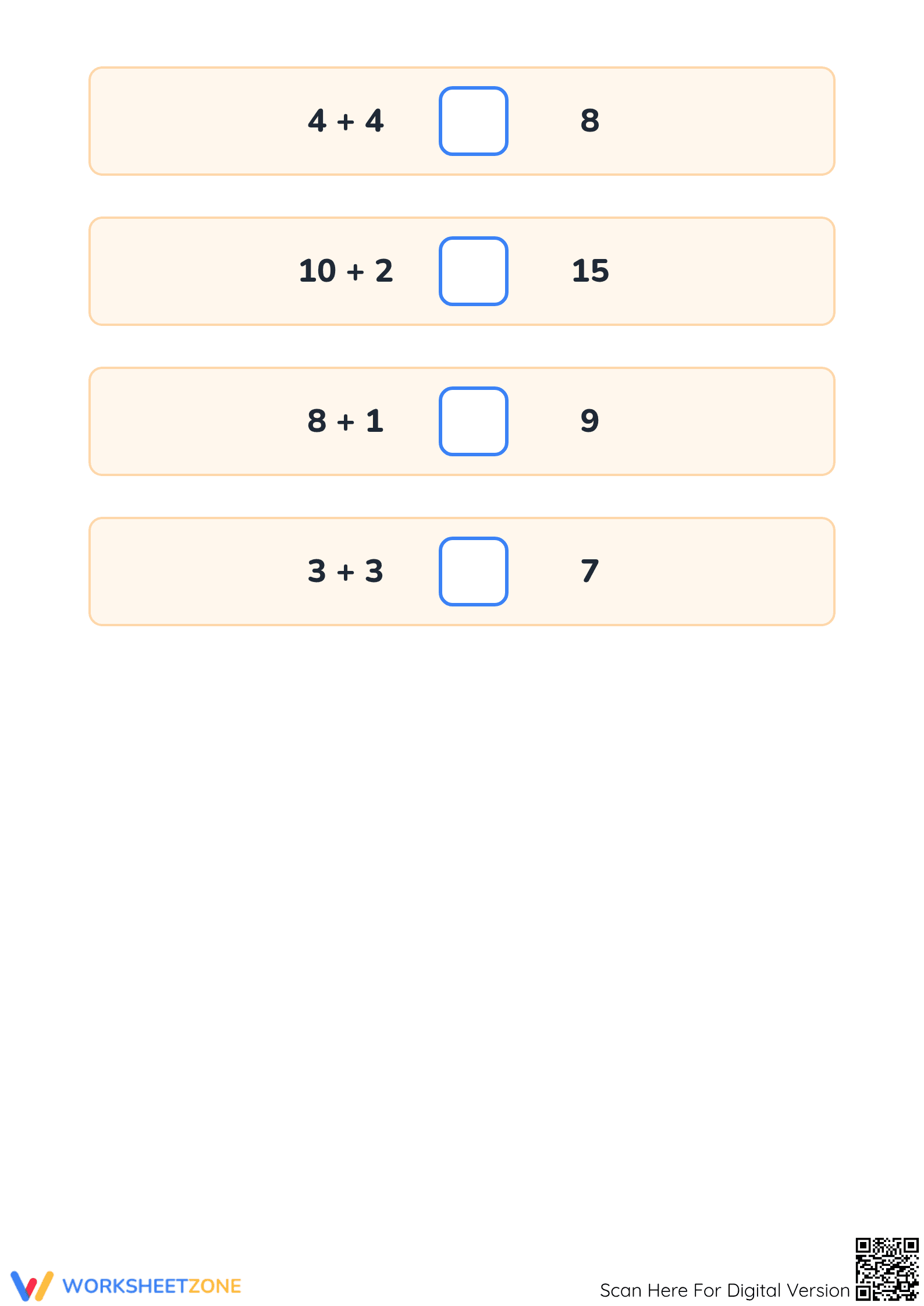 Printable Grade 1: Comparing Numbers Worksheet - Page 5