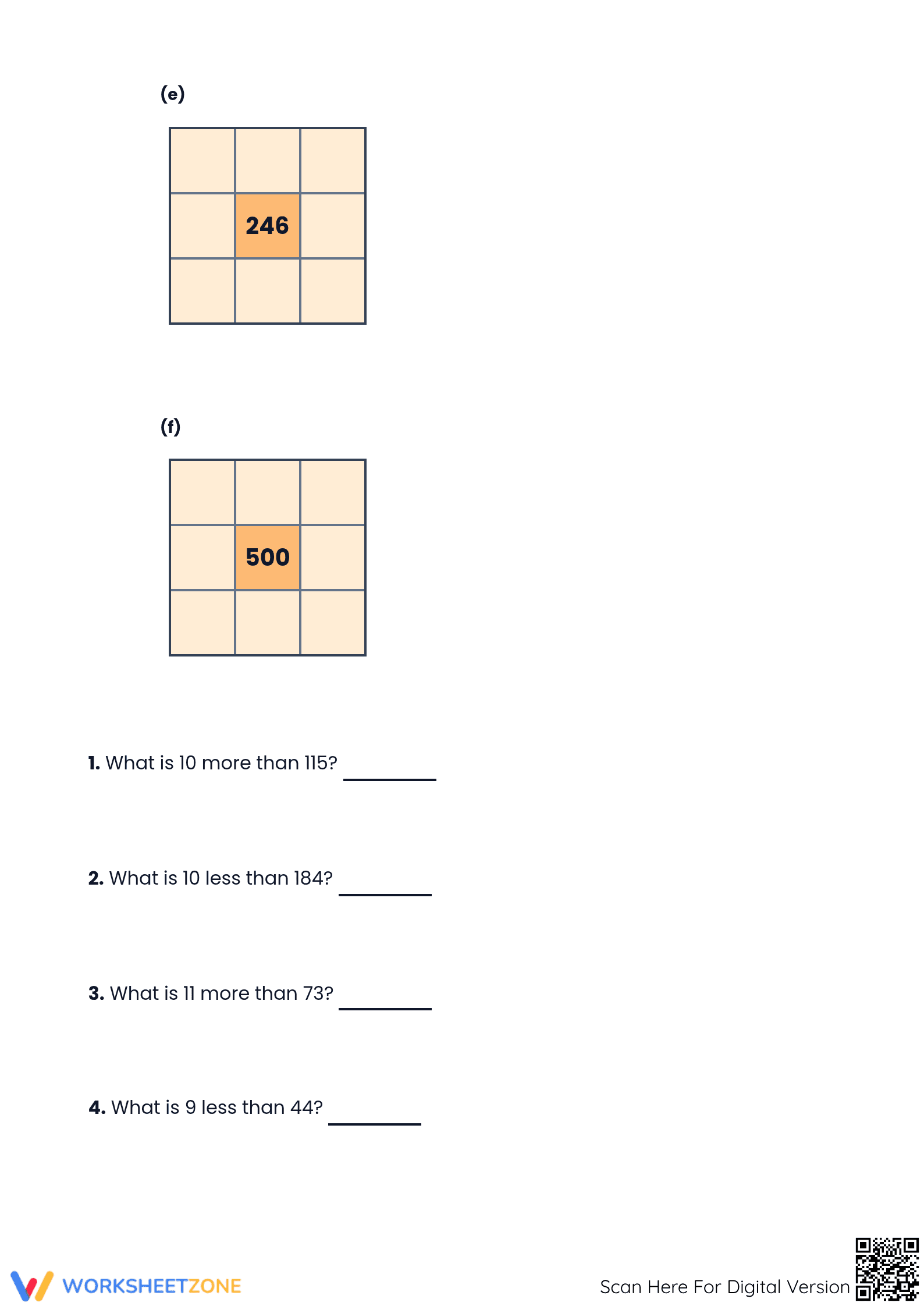 Comparing Numbers Worksheet (4 Levels) | Grades 1-3 Ready - Page 4
