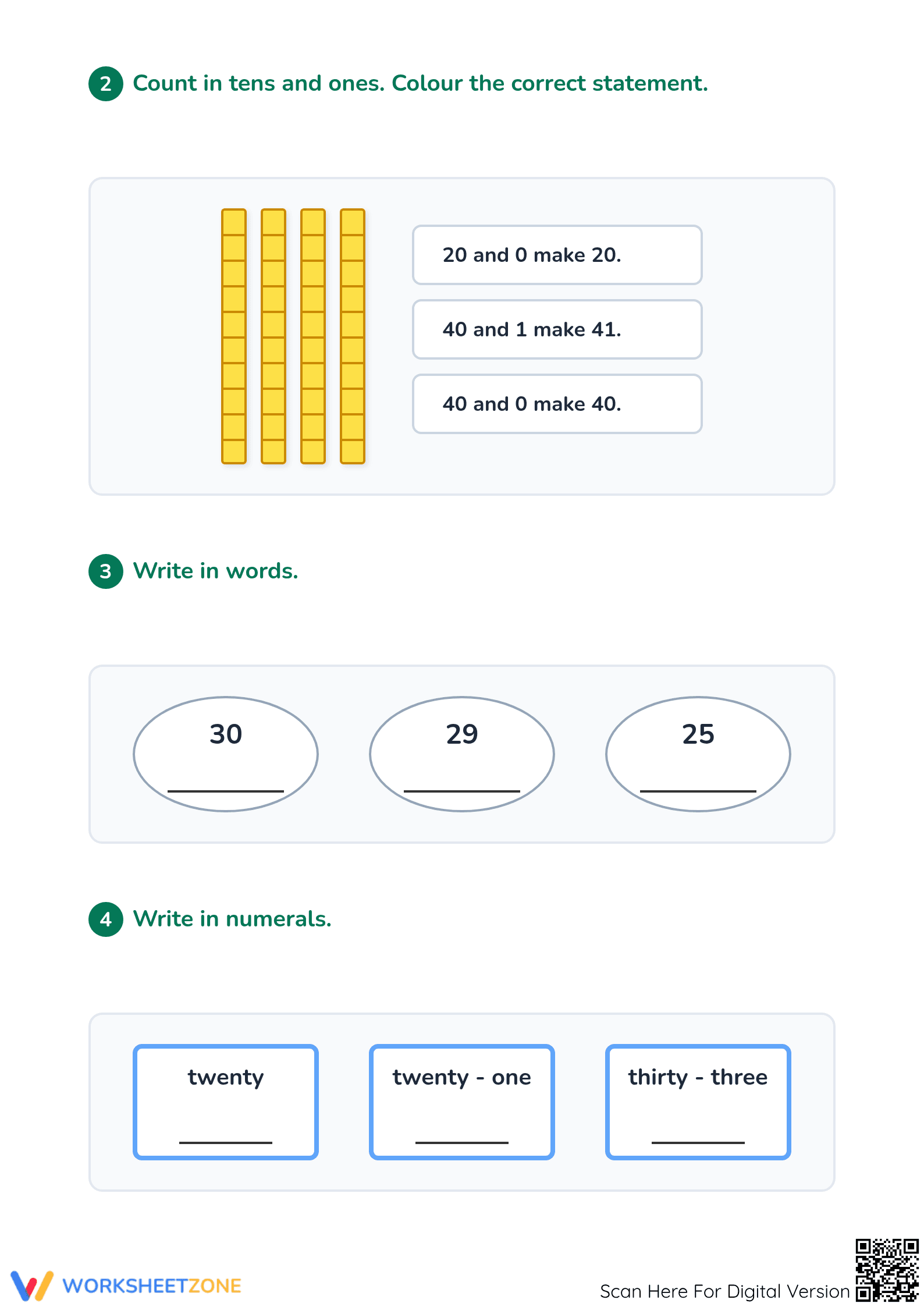Printable Comparing Numbers Worksheet | Grade 1 Math - Page 2