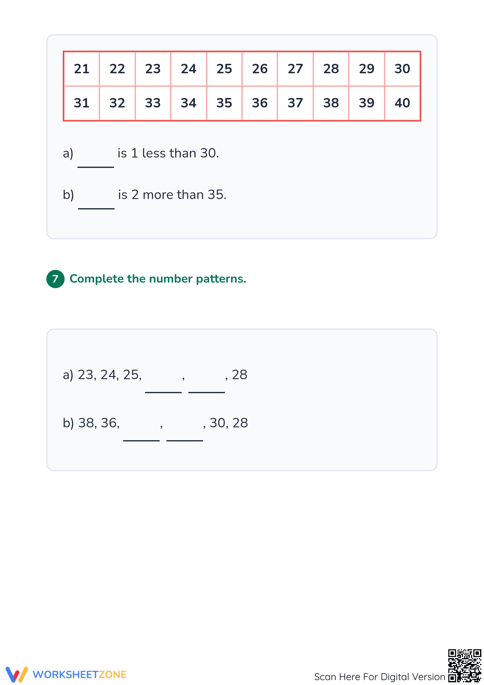 Printable Comparing Numbers Worksheet | Grade 1 Math - Page 4