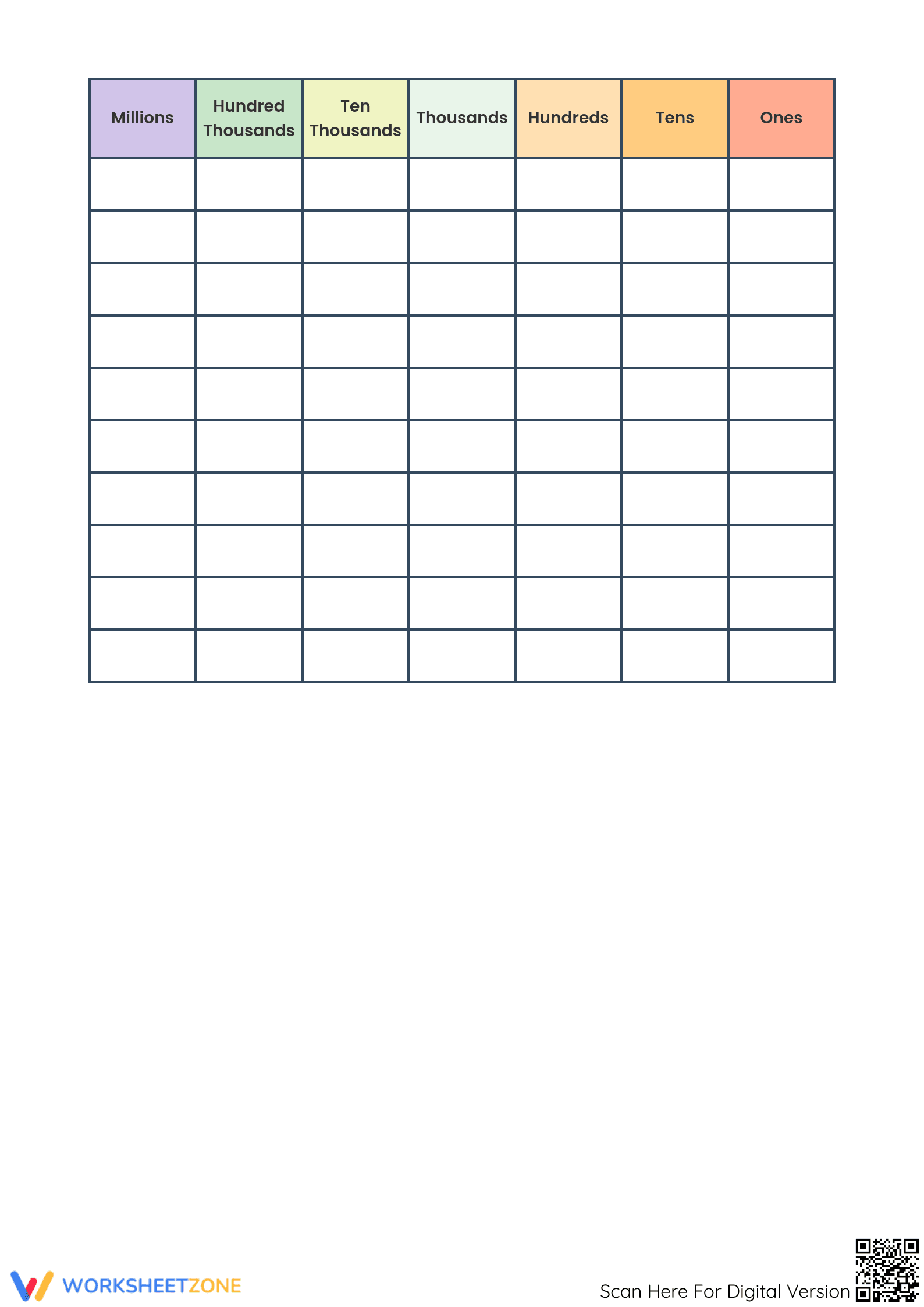 Printable Comparing Numbers Worksheet | Grade 4 Math - Page 2