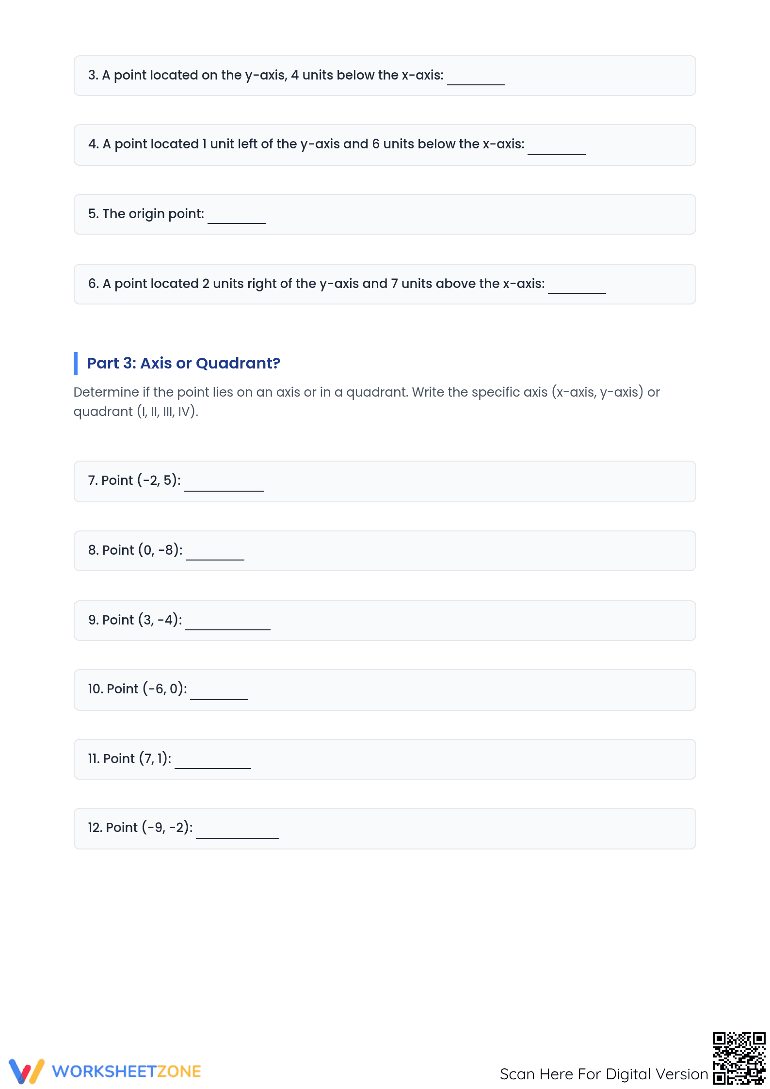 Printable Coordinates Practice Worksheet | Grade 5 Math - Page 2