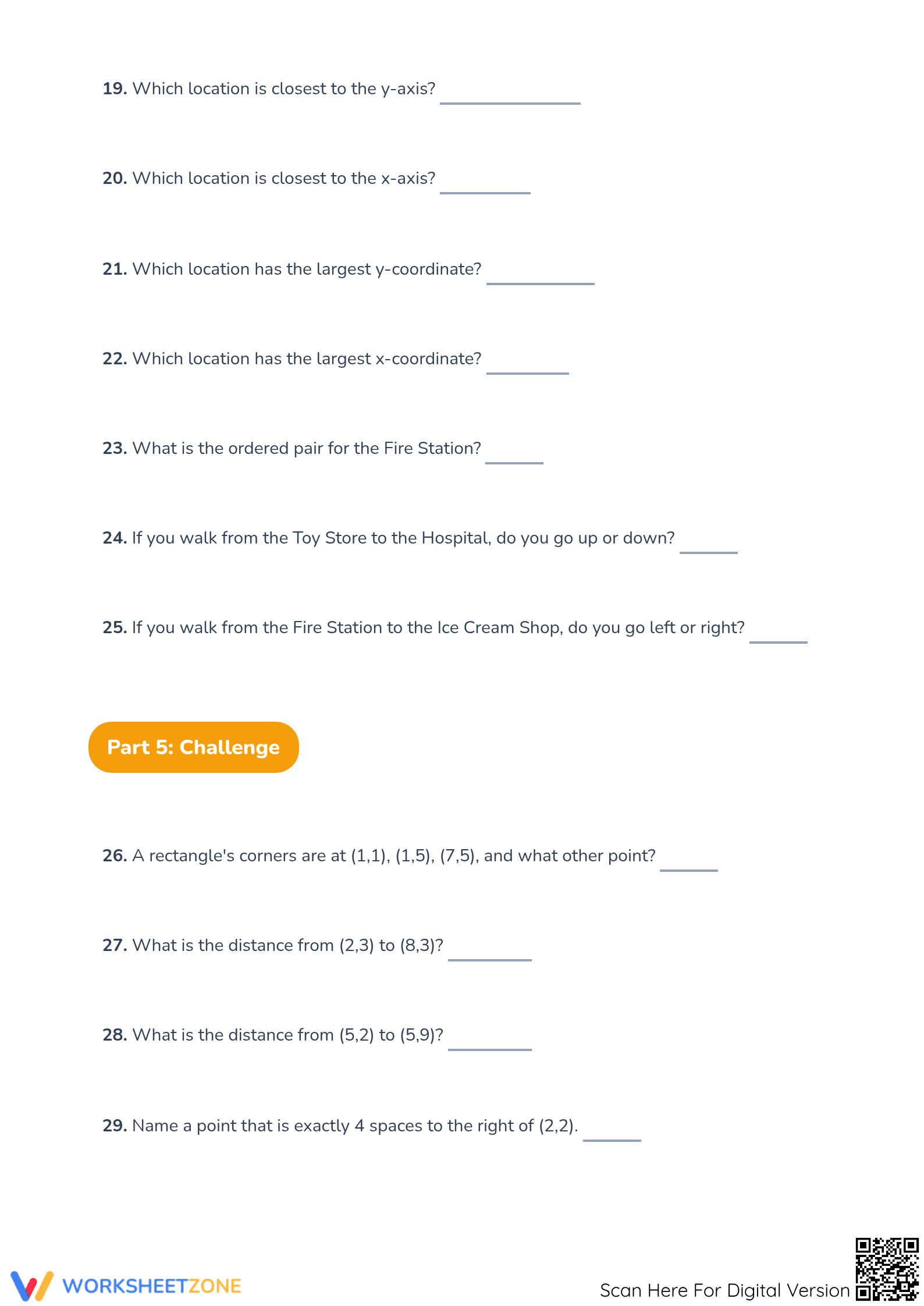 Essential Ordered Pairs Worksheet | Grade 5 Math Practice - Page 4