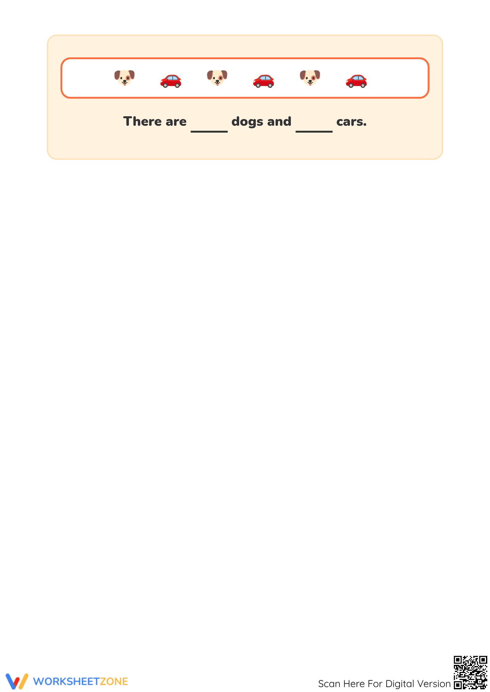 Printable Rote Counting Worksheet | Grade K Math - Page 4