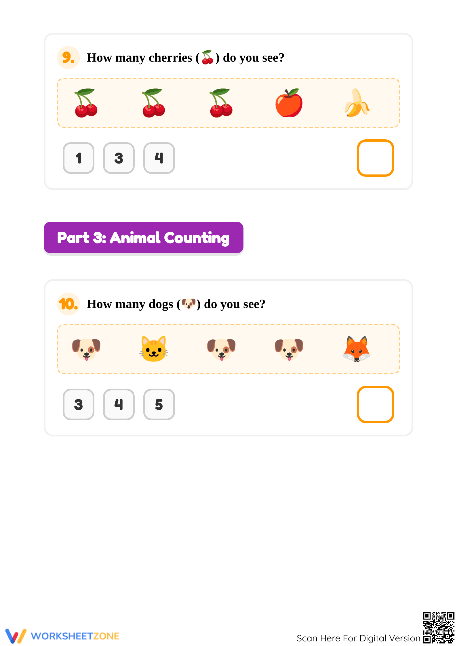 Essential Counting to 10 Worksheet | Preschool Math - Page 5