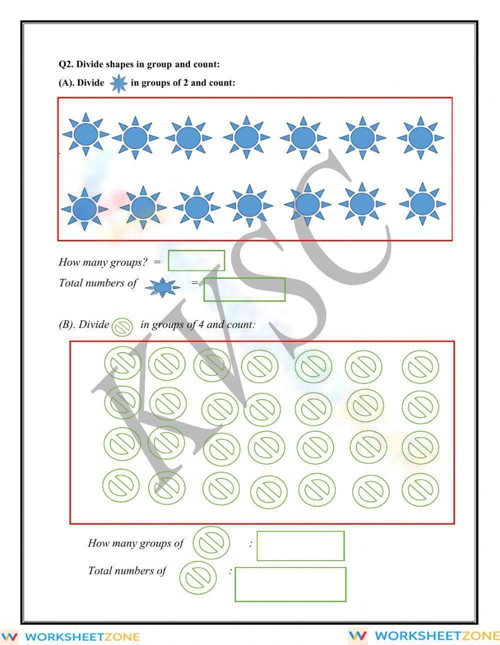 Counting in Groups: Class 2 Number Skills - Page 3