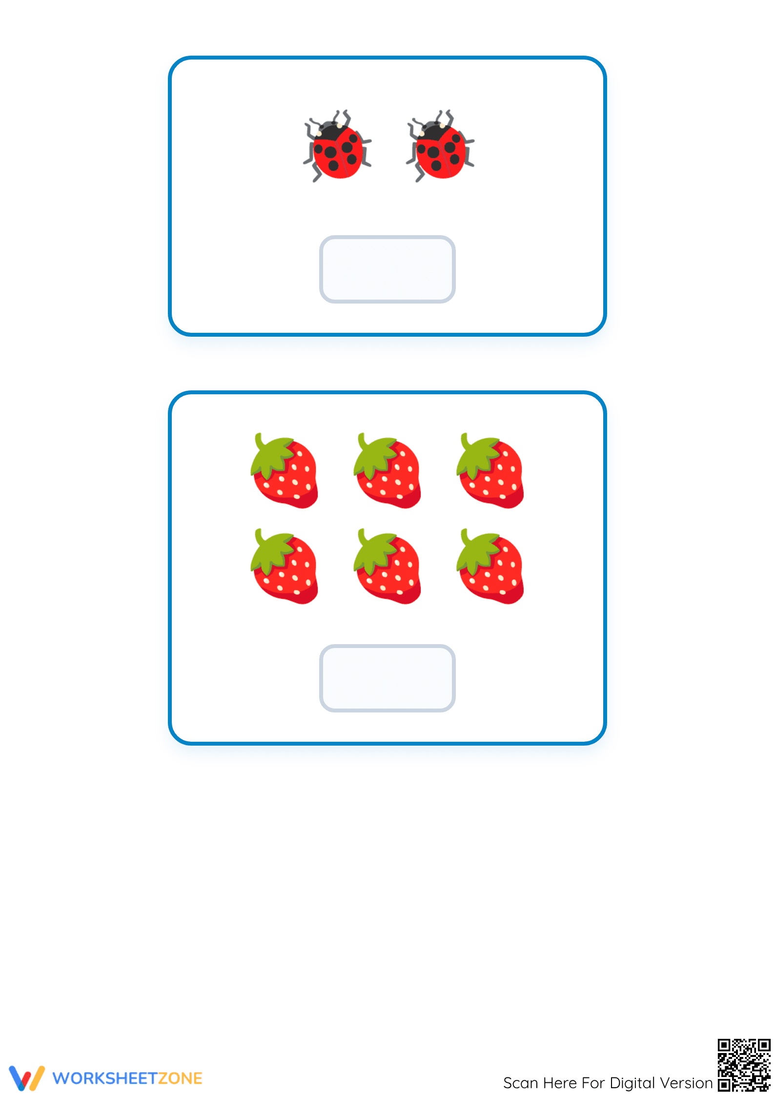 Counting to 6 Worksheet | Printable Grade K Math - Page 2