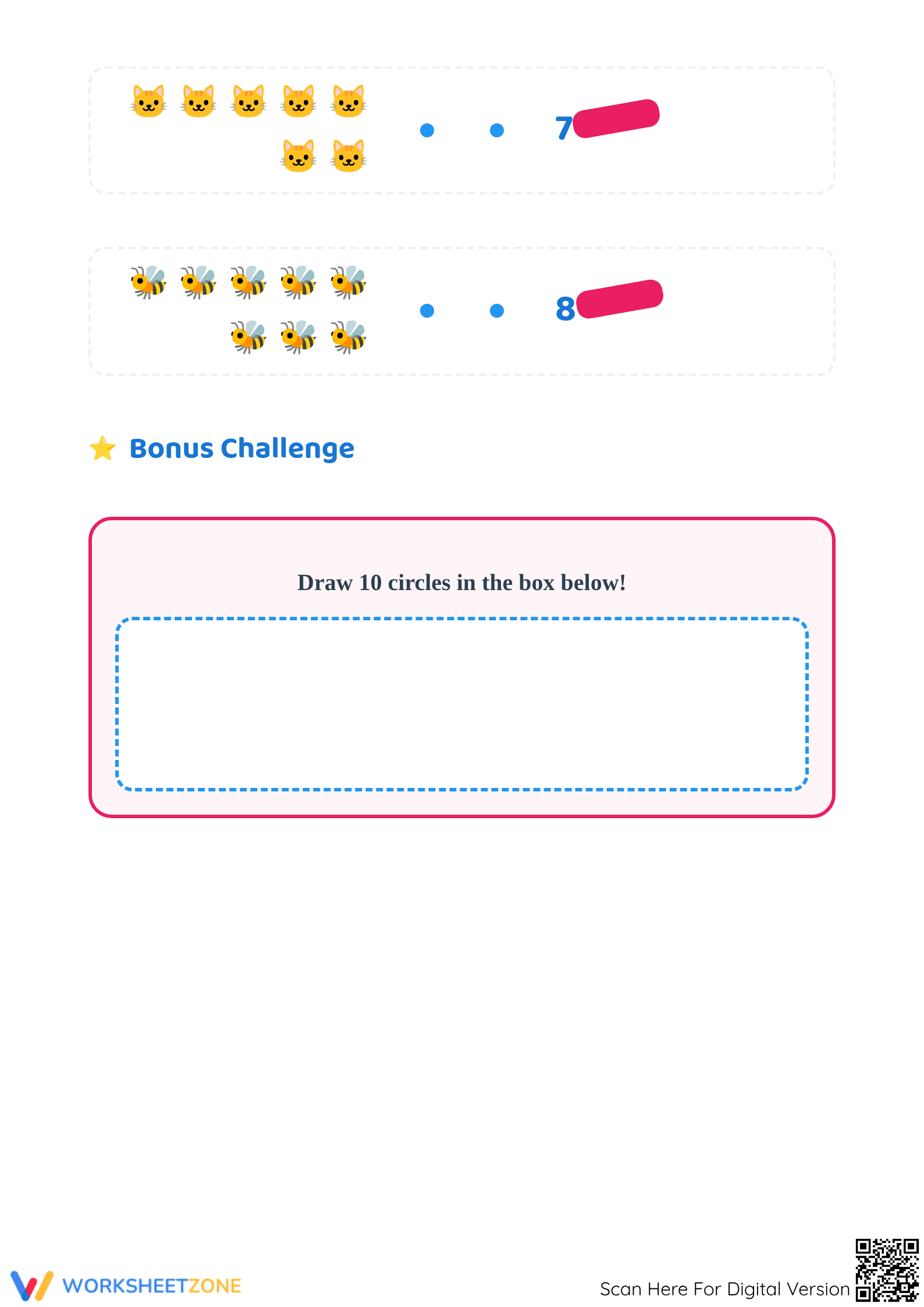 Essential Grade 1 Counting — Printable No-Prep Worksheet - Page 2