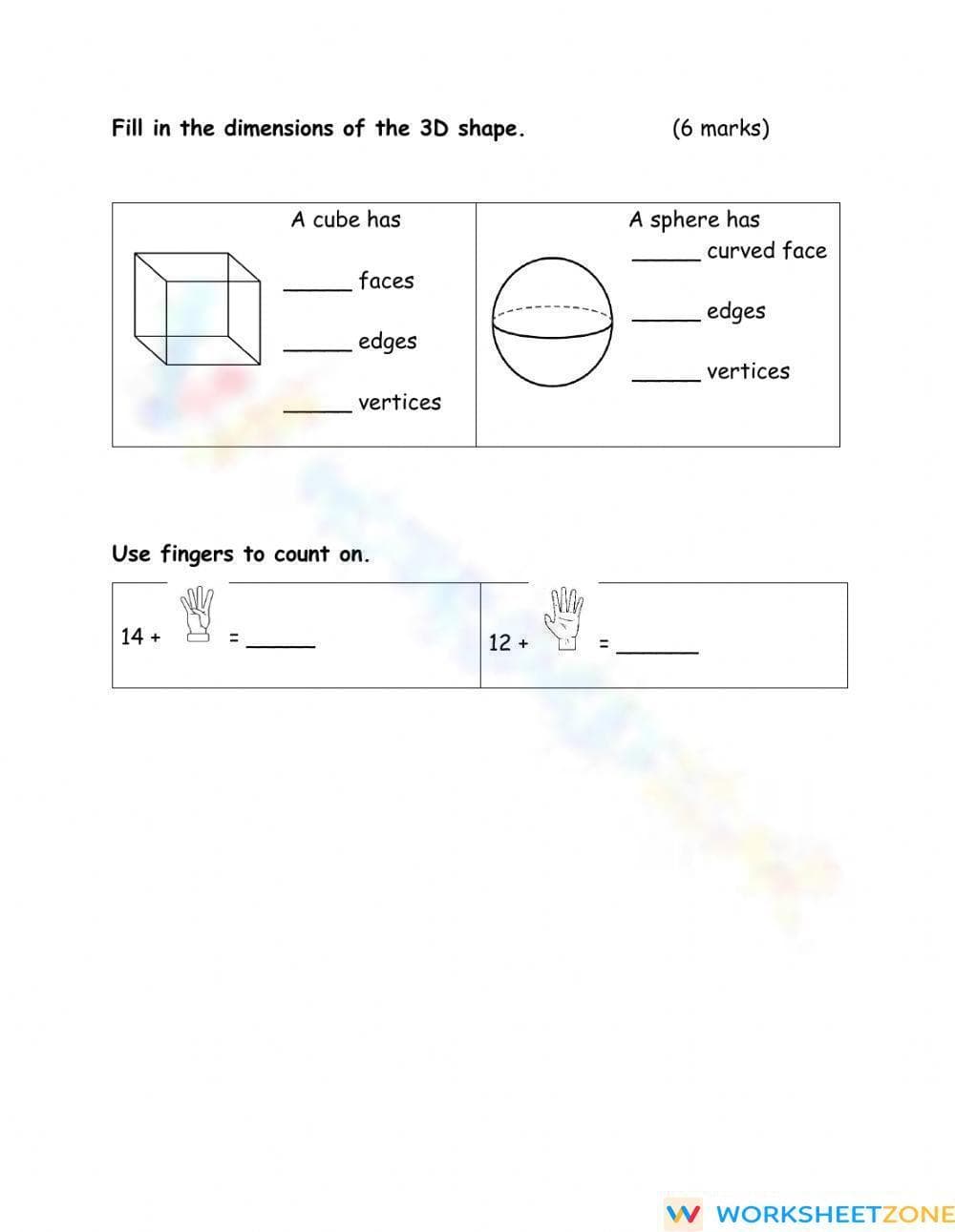 Mathematics Assessment Practice Sheet - Page 3