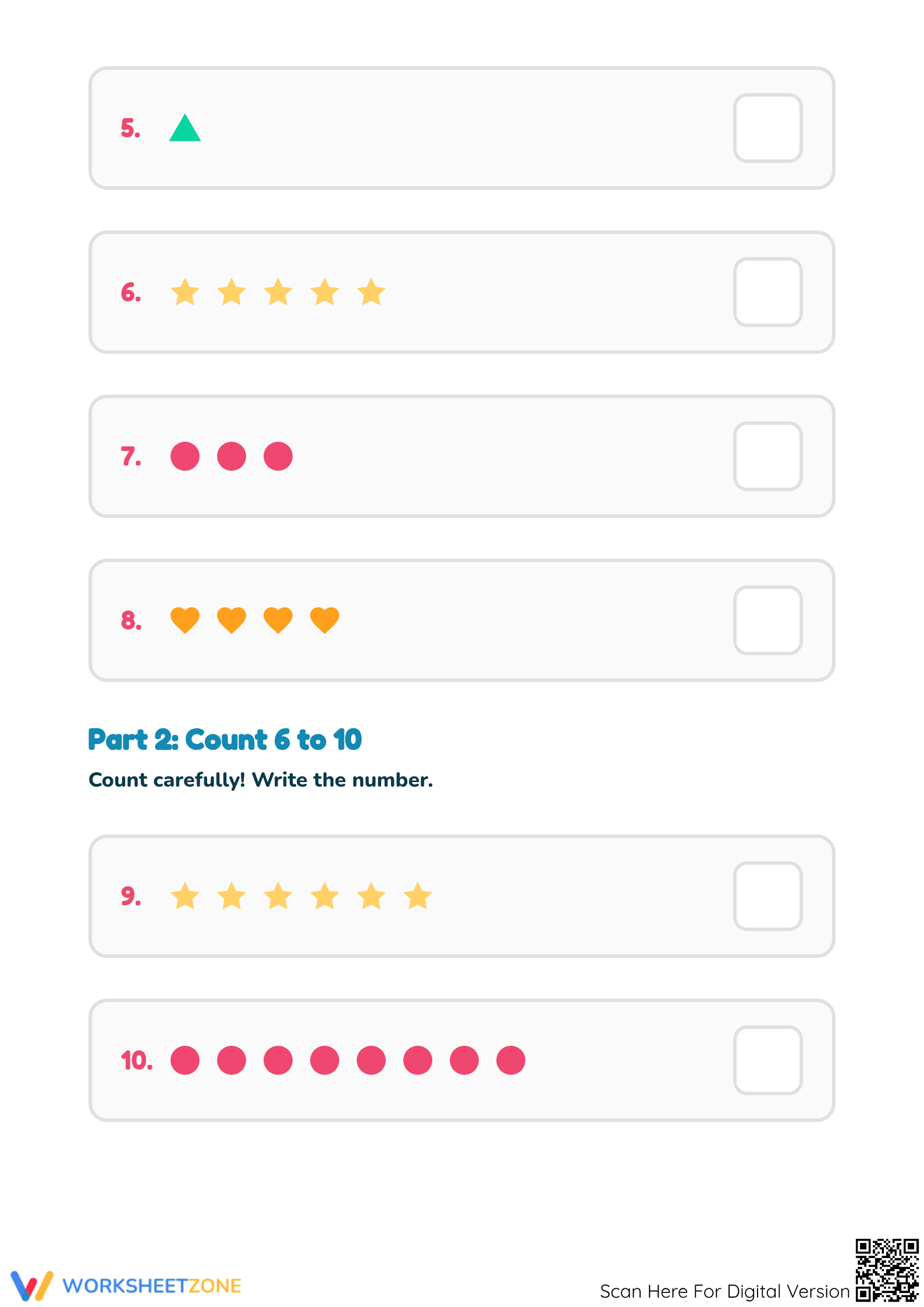 Essential Identifying Numbers Worksheet | Grade K Ready - Page 2