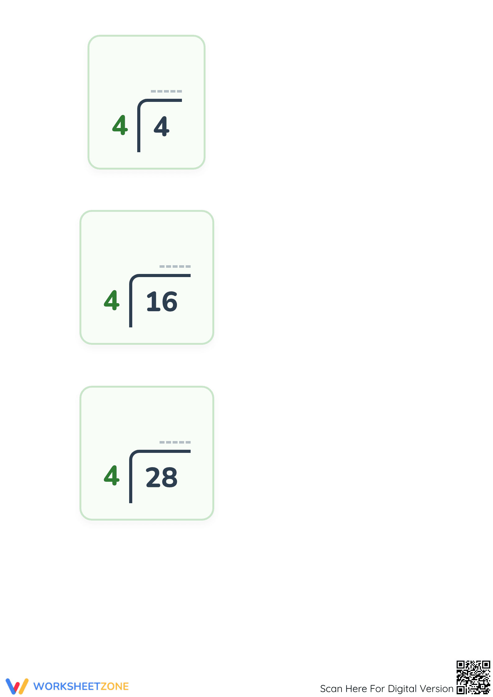 Essential Division of Numbers Worksheet | Grade 3 Math - Page 4