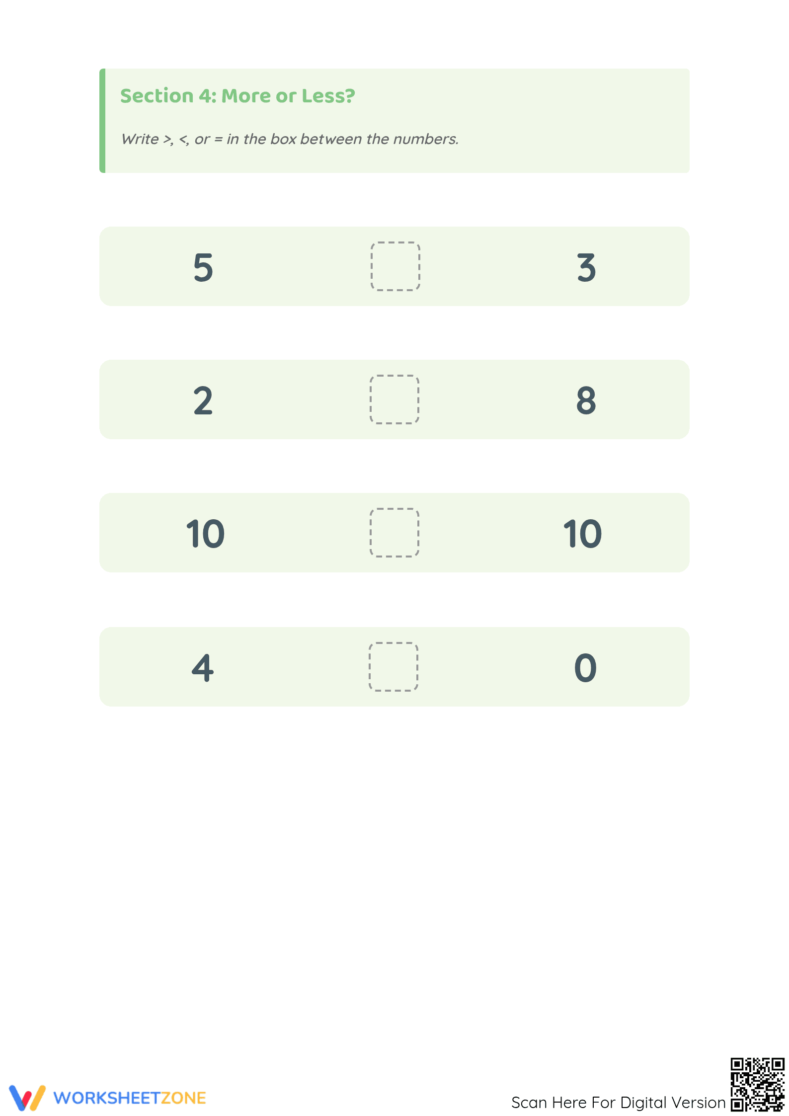 Grade K Counting Adventure — Printable No-Prep Worksheet - Page 3