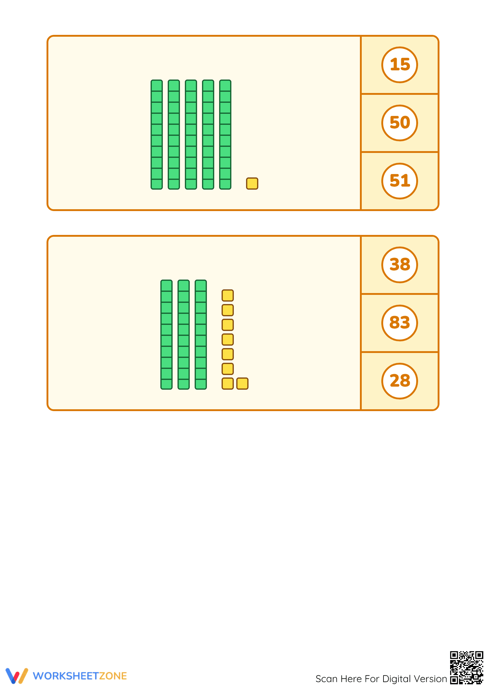 Printable Count in Tens Worksheet | Kindergarten Math - Page 2