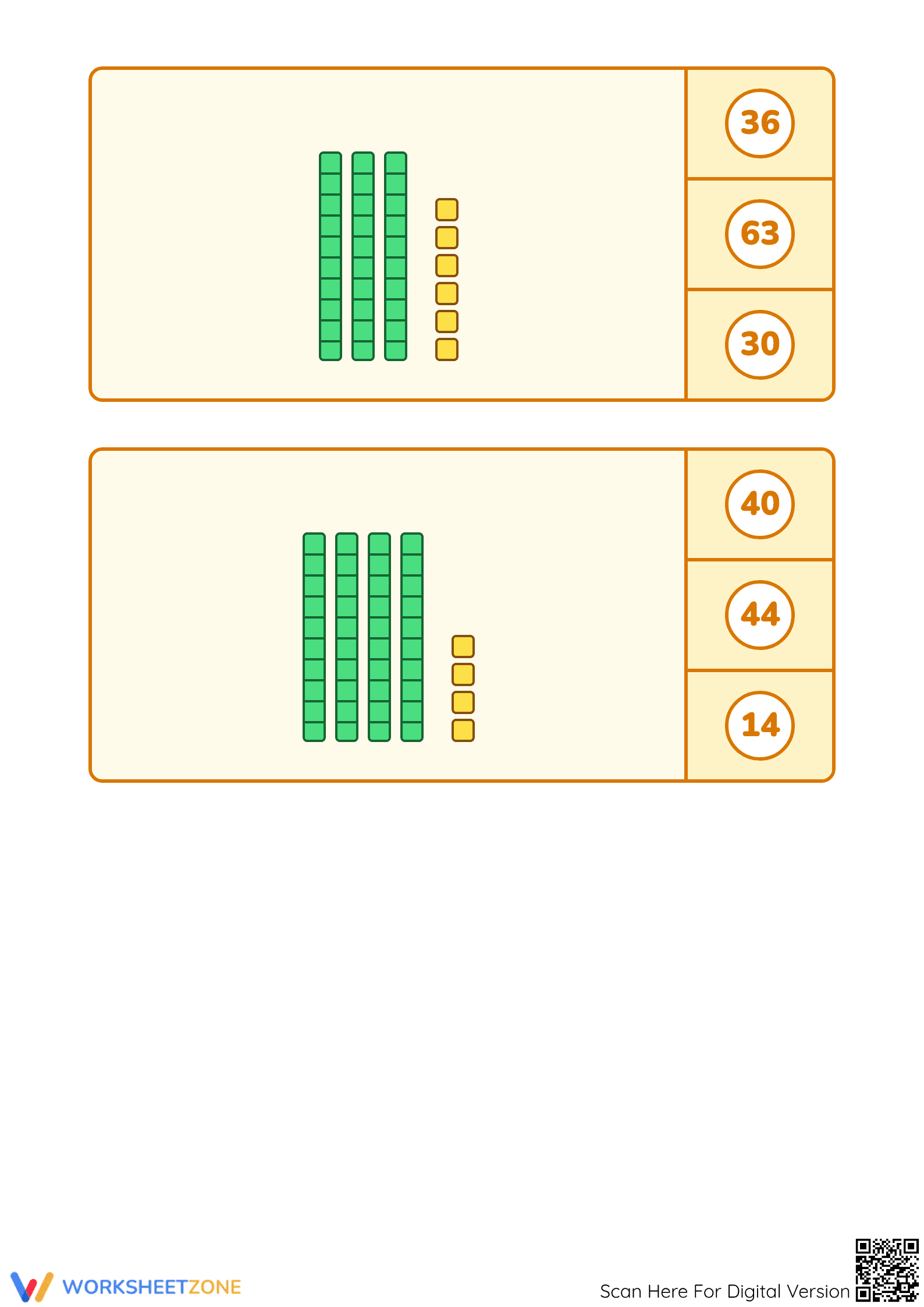 Printable Count in Tens Worksheet | Kindergarten Math - Page 5