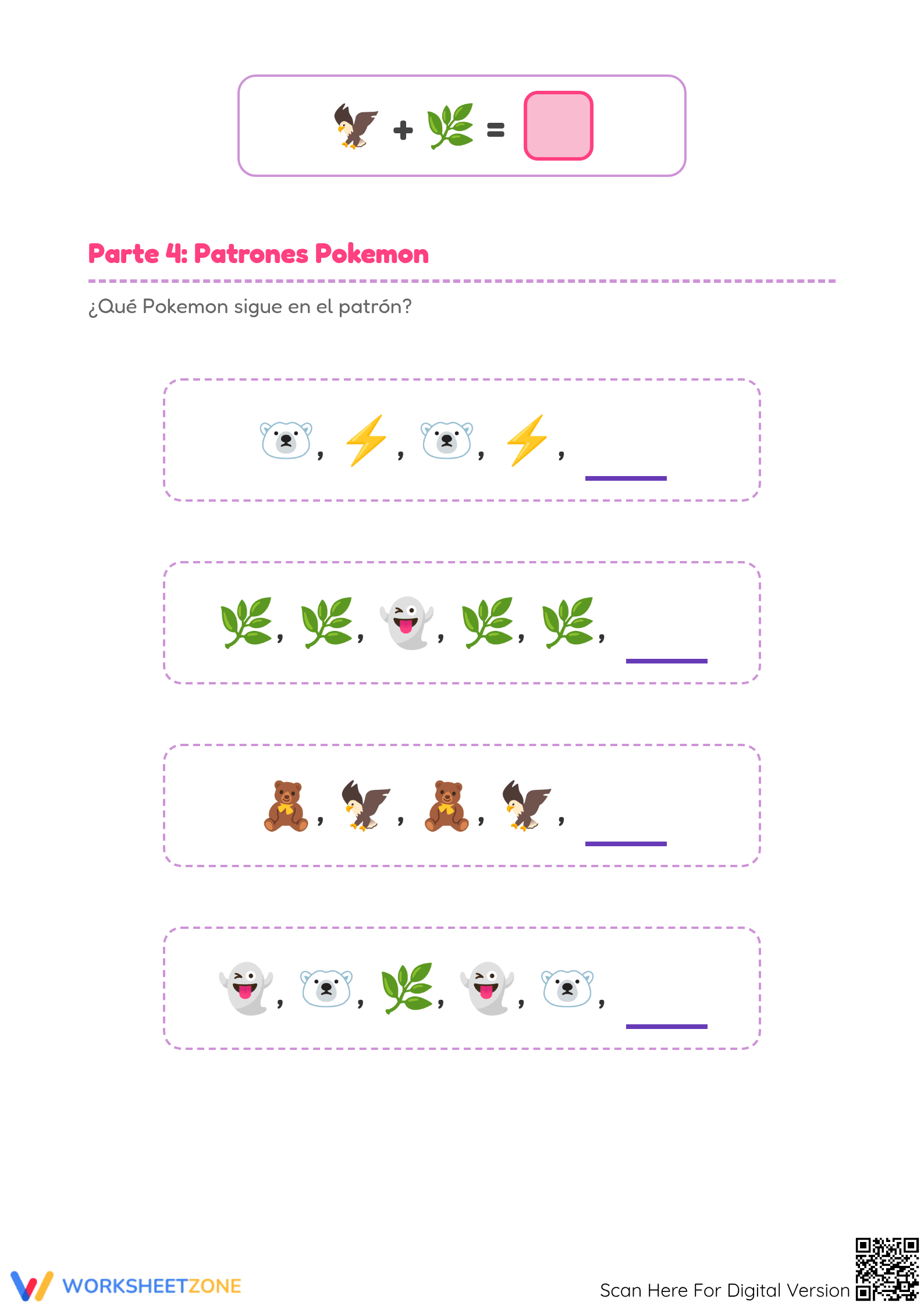 Printable Counting Pokemon Worksheet | Grade 1 Math - Page 4
