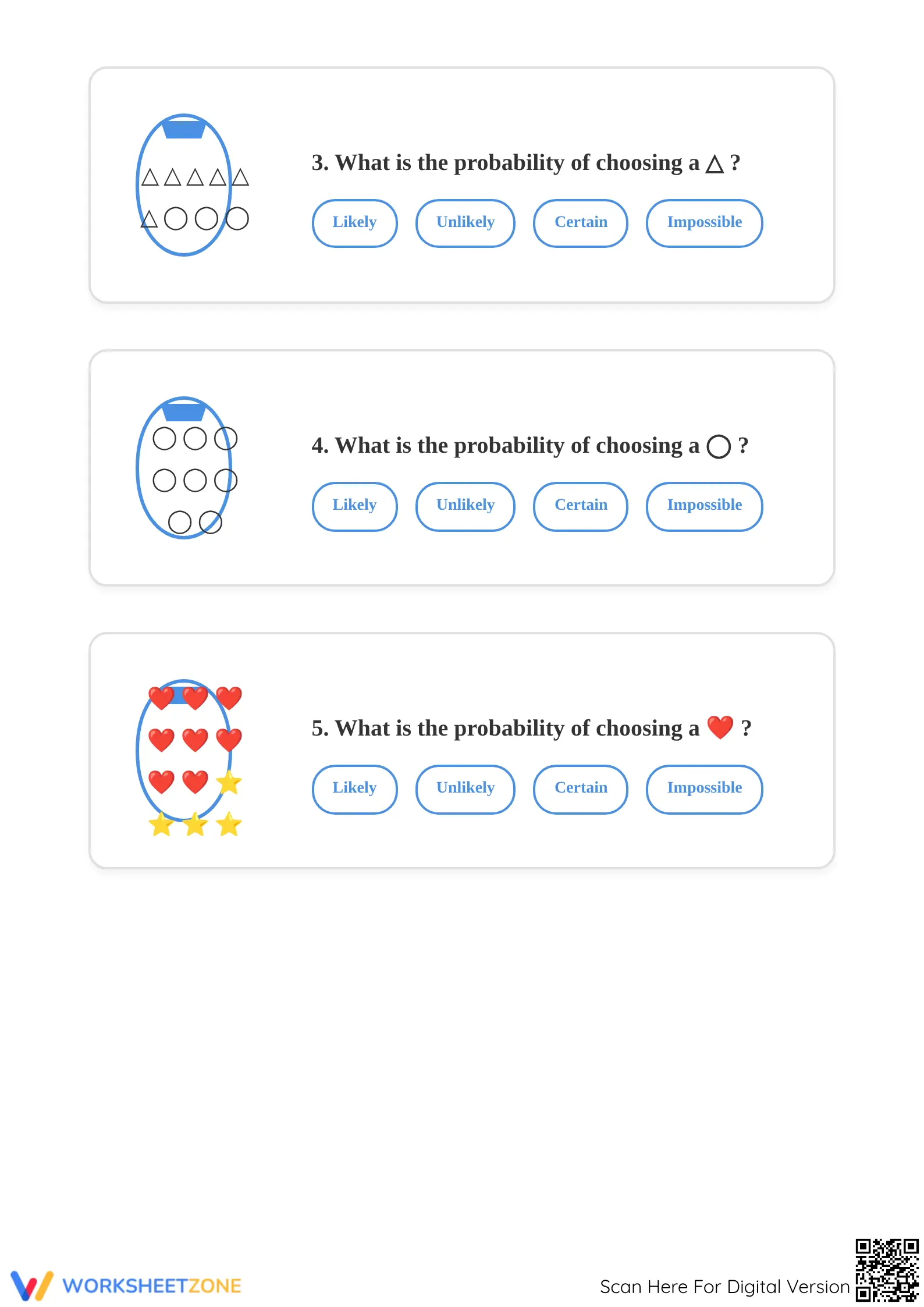 Essential Probability Worksheet | Grade 5-7 Data & Math - Page 2