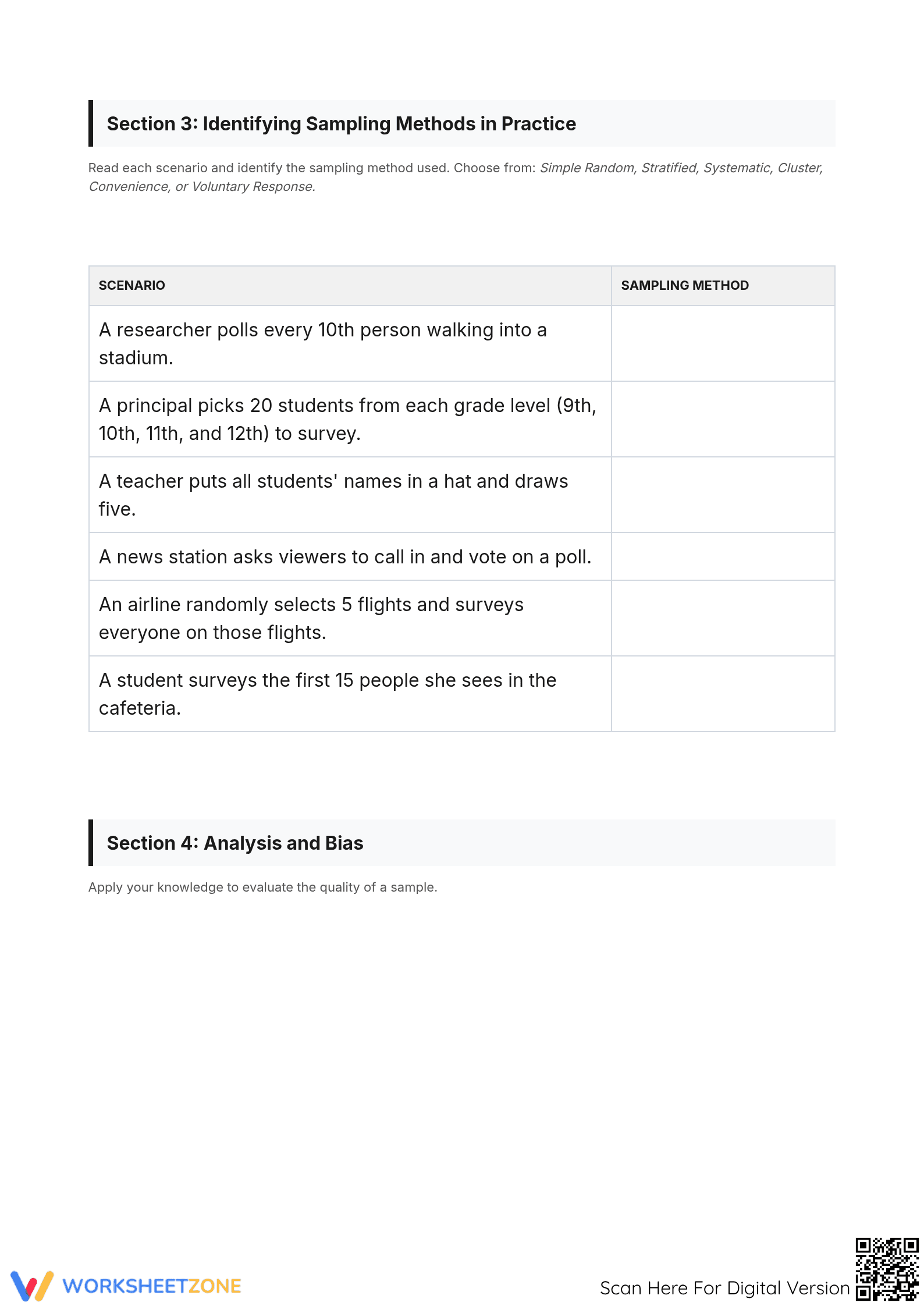 Printable Data Collection & Counting Worksheet | Grade 1 Math - Page 4