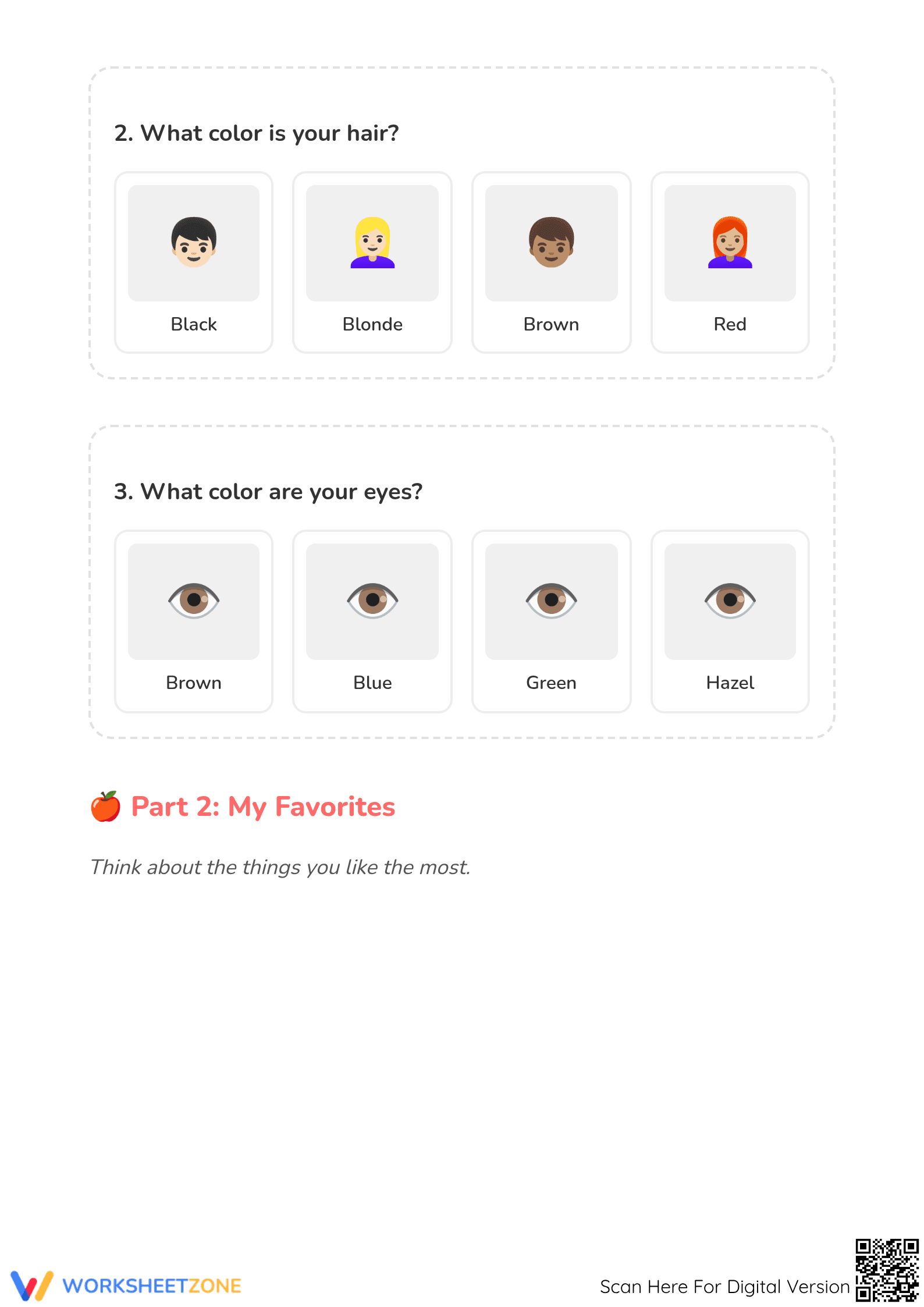 Printable Data Collection Worksheet | Grades K-2 Math - Page 2