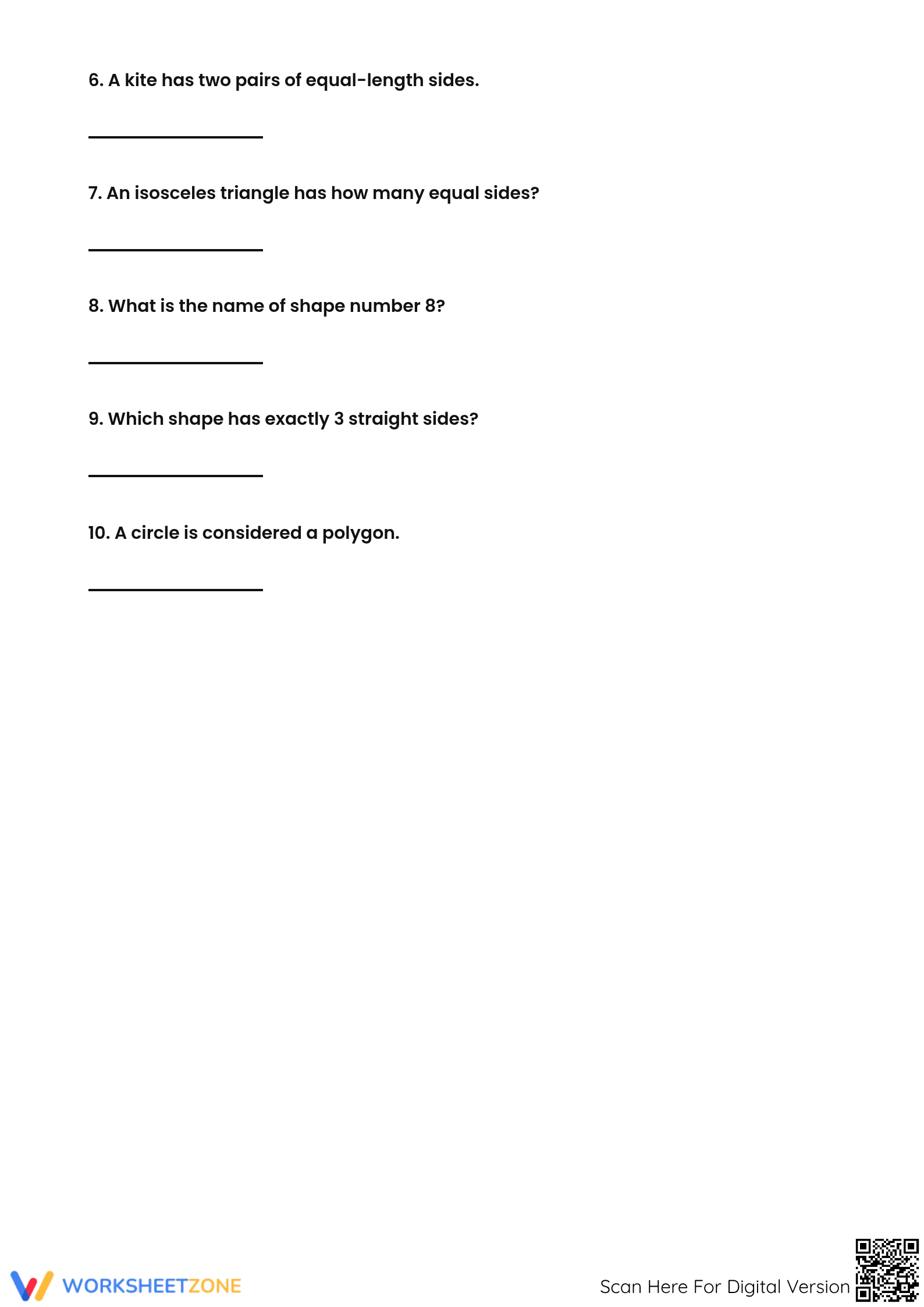 Grade 3 Data Sorting — Printable No-Prep Worksheet - Page 3
