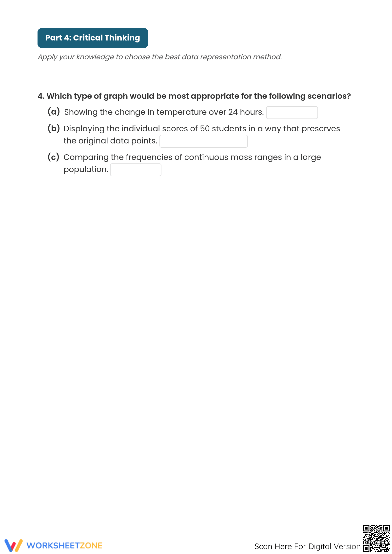 Essential Data & Histograms Worksheet | Grades 8-10 Math - Page 5