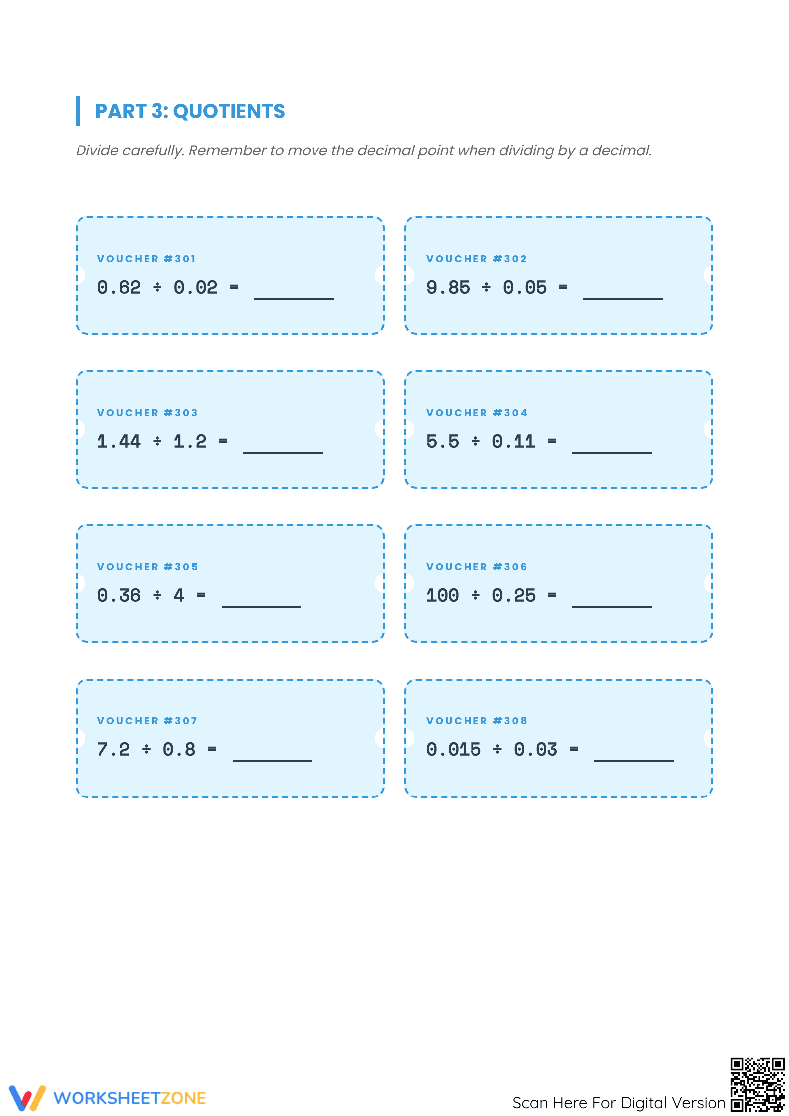 Decimal Operations Worksheet | Printable Grade 5 Math - Page 3